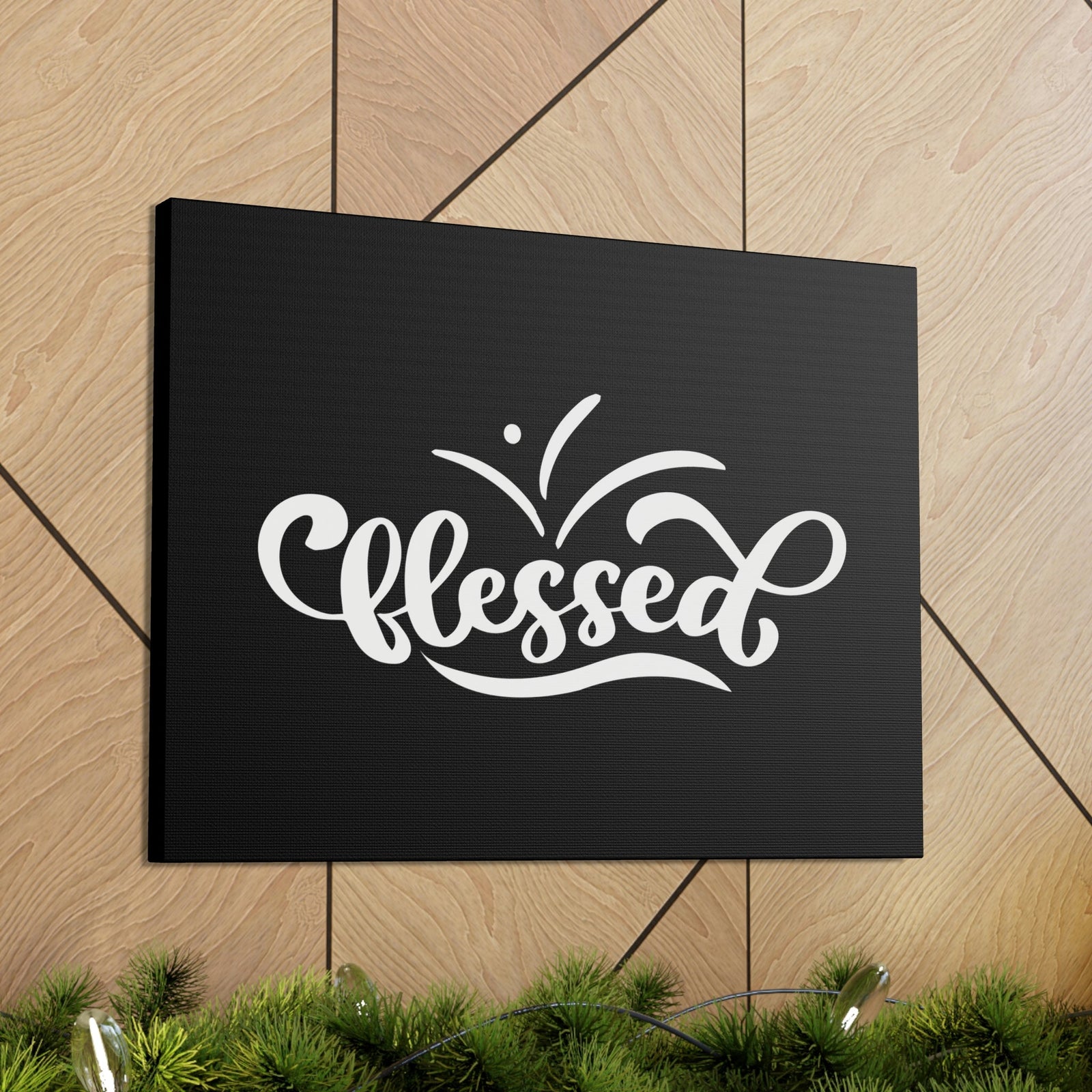 Scripture Walls Blessed Jeremiah 17:7 Splash Dot Christian Wall Art Bible Verse Print Ready to Hang Unframed-Express Your Love Gifts