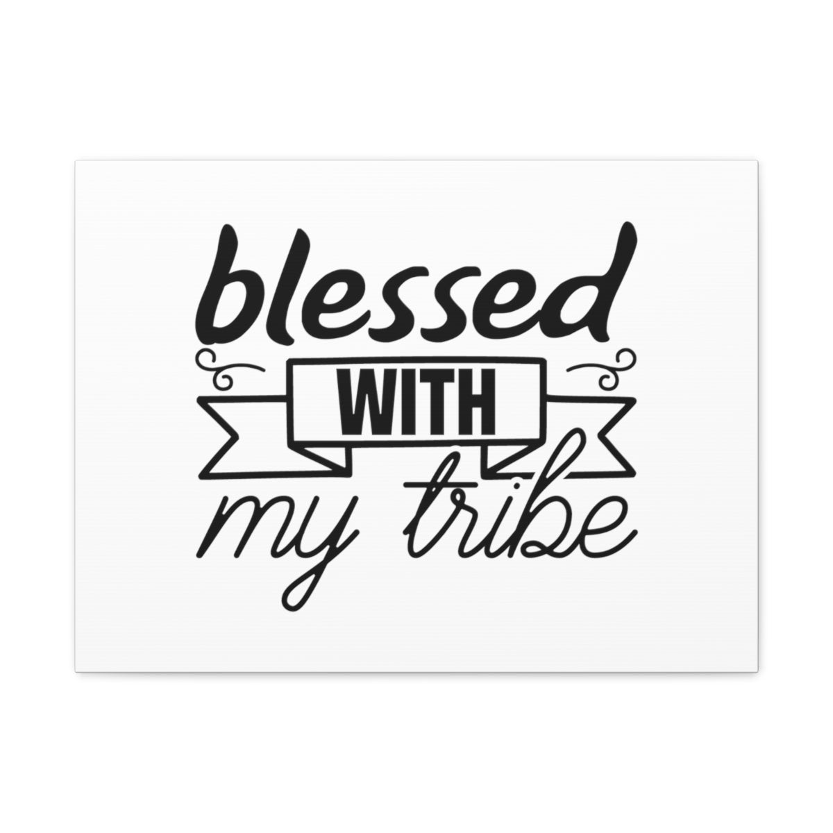 Scripture Walls Blessed With Banner Numbers 26:55 Christian Wall Art Bible Verse Print Ready to Hang Unframed-Express Your Love Gifts