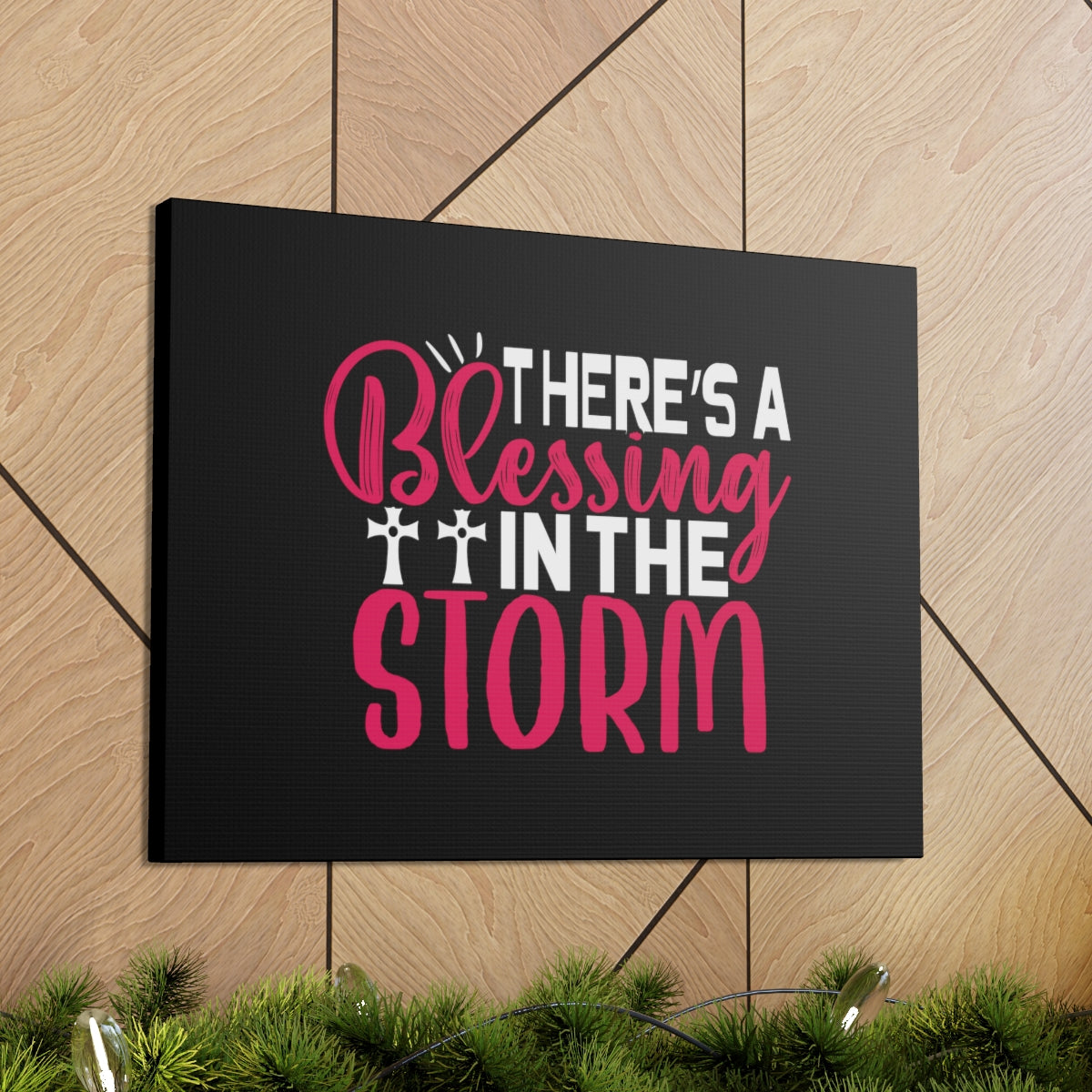 Scripture Walls Blessing In The Storm Isaiah 4:6 Christian Wall Art Bible Verse Print Ready to Hang Unframed-Express Your Love Gifts