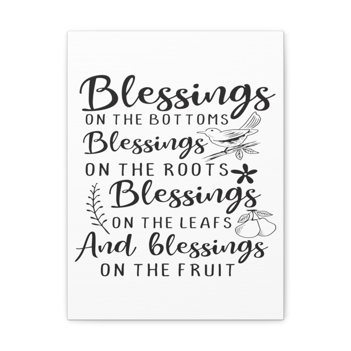 Scripture Walls Blessings On The Ephesians 1:3 Christian Wall Art Print Ready to Hang Unframed-Express Your Love Gifts