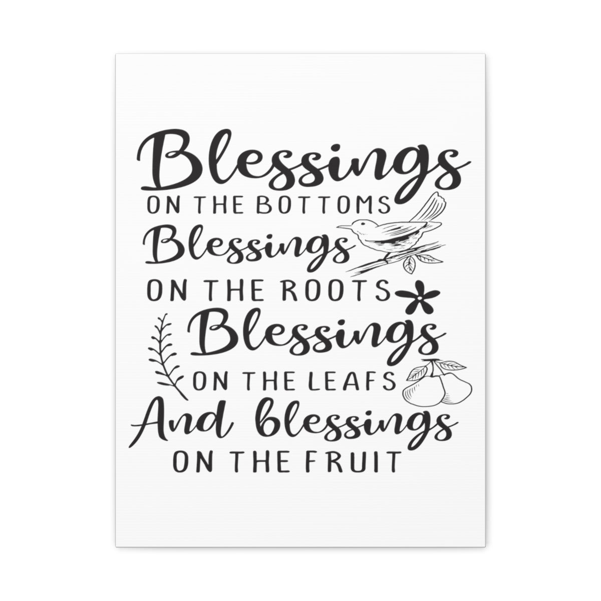 Scripture Walls Blessings On The Ephesians 1:3 Christian Wall Art Print Ready to Hang Unframed-Express Your Love Gifts