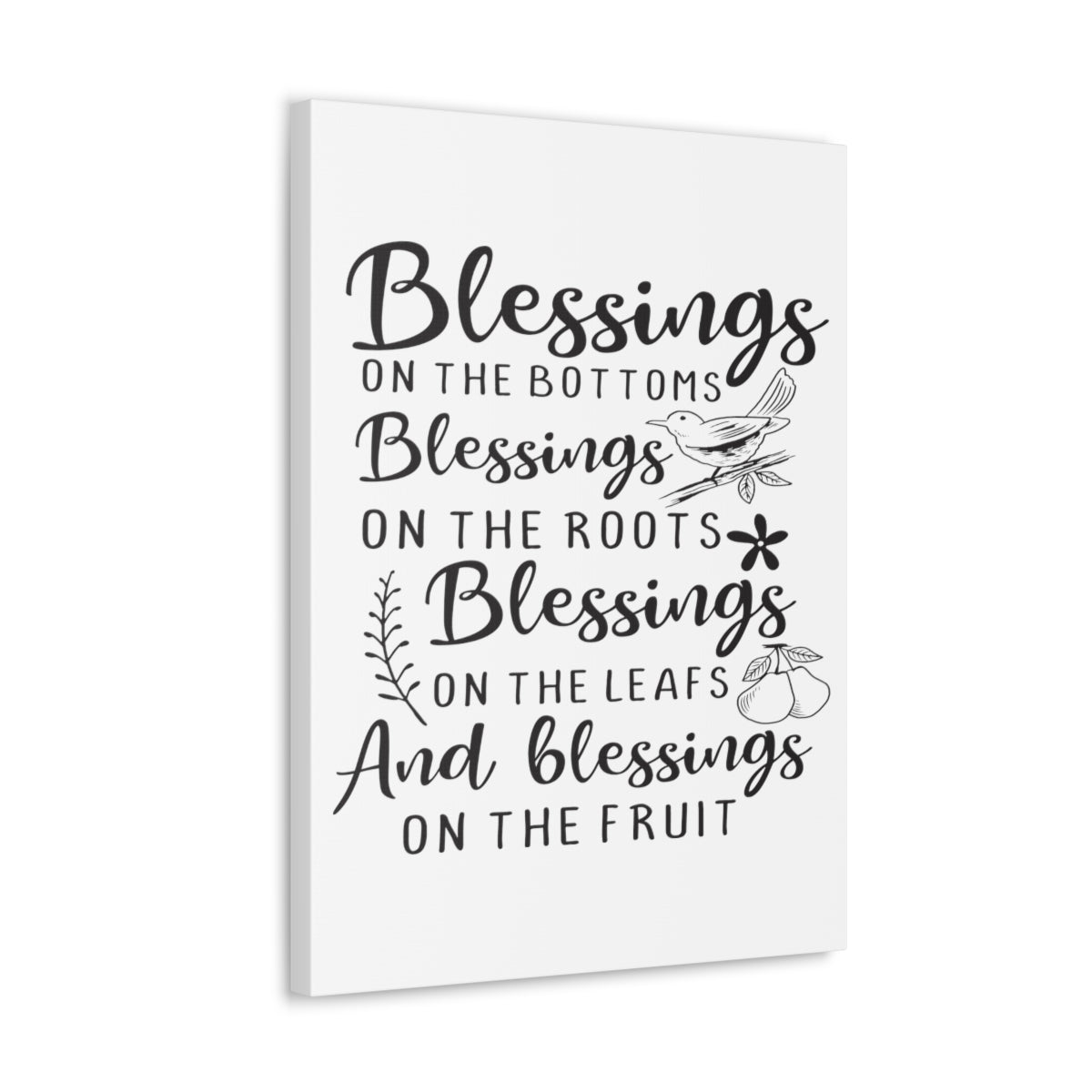 Scripture Walls Blessings On The Ephesians 1:3 Christian Wall Art Print Ready to Hang Unframed-Express Your Love Gifts