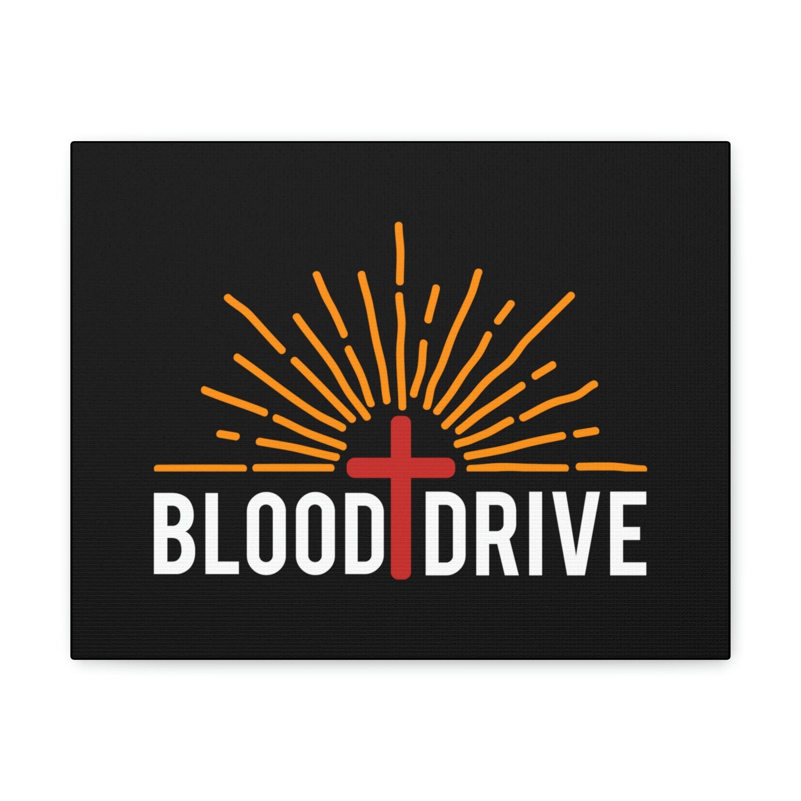 Scripture Walls Blood Drive Hebrews 9:22 Red Cross Christian Wall Art Bible Verse Print Ready to Hang Unframed-Express Your Love Gifts