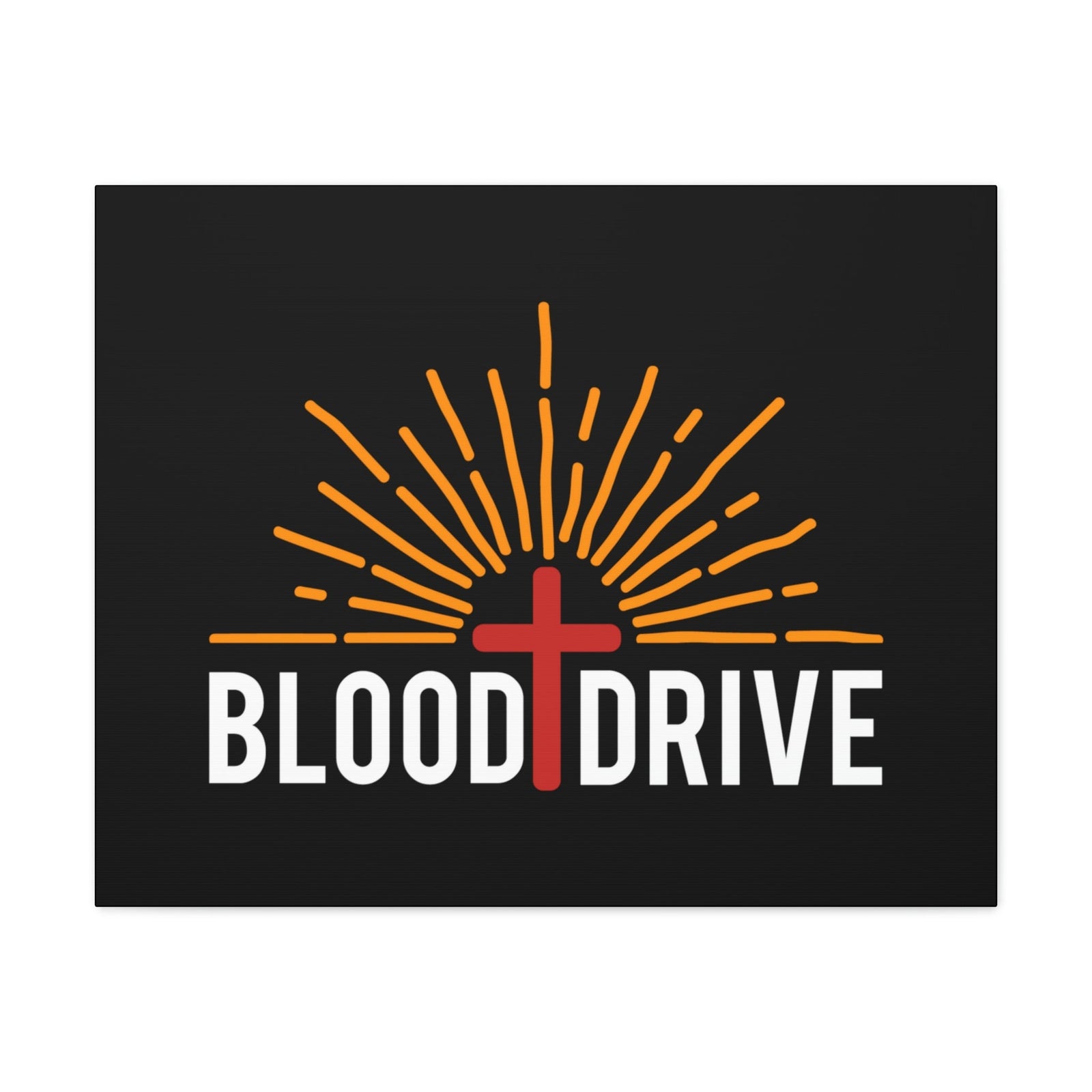 Scripture Walls Blood Drive Hebrews 9:22 Red Cross Christian Wall Art Bible Verse Print Ready to Hang Unframed-Express Your Love Gifts