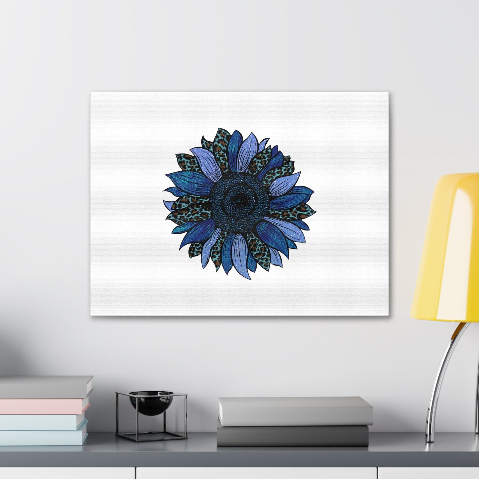 Scripture Walls Blue Flower Christian Psalms 103:15 Wall Art Bible Verse Print Ready to Hang Unframed-Express Your Love Gifts