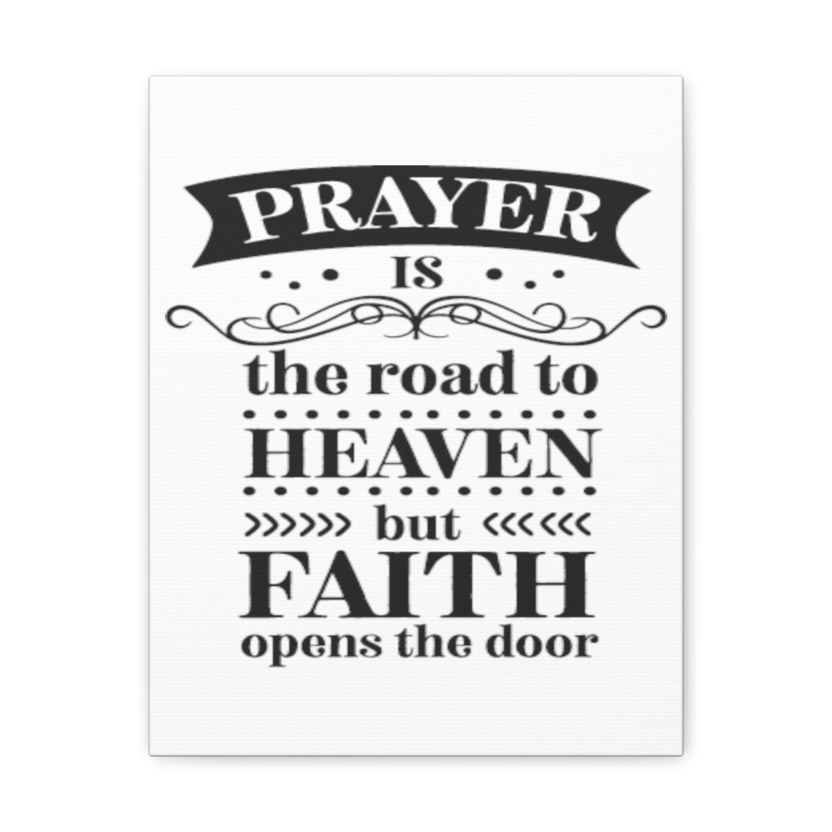 Scripture Walls But Faith Opens 1 John 5:14-15 Christian Wall Art Print Ready to Hang Unframed-Express Your Love Gifts