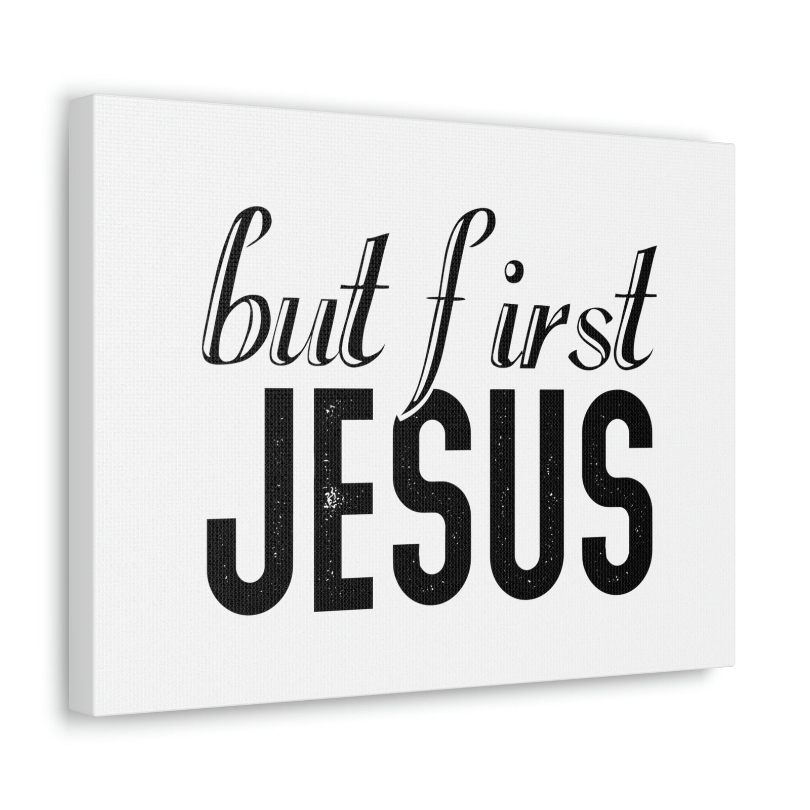 Scripture Walls But First, Jesus Matthew 6:33 Bold Christian Wall Art Bible Verse Print Ready to Hang Unframed-Express Your Love Gifts