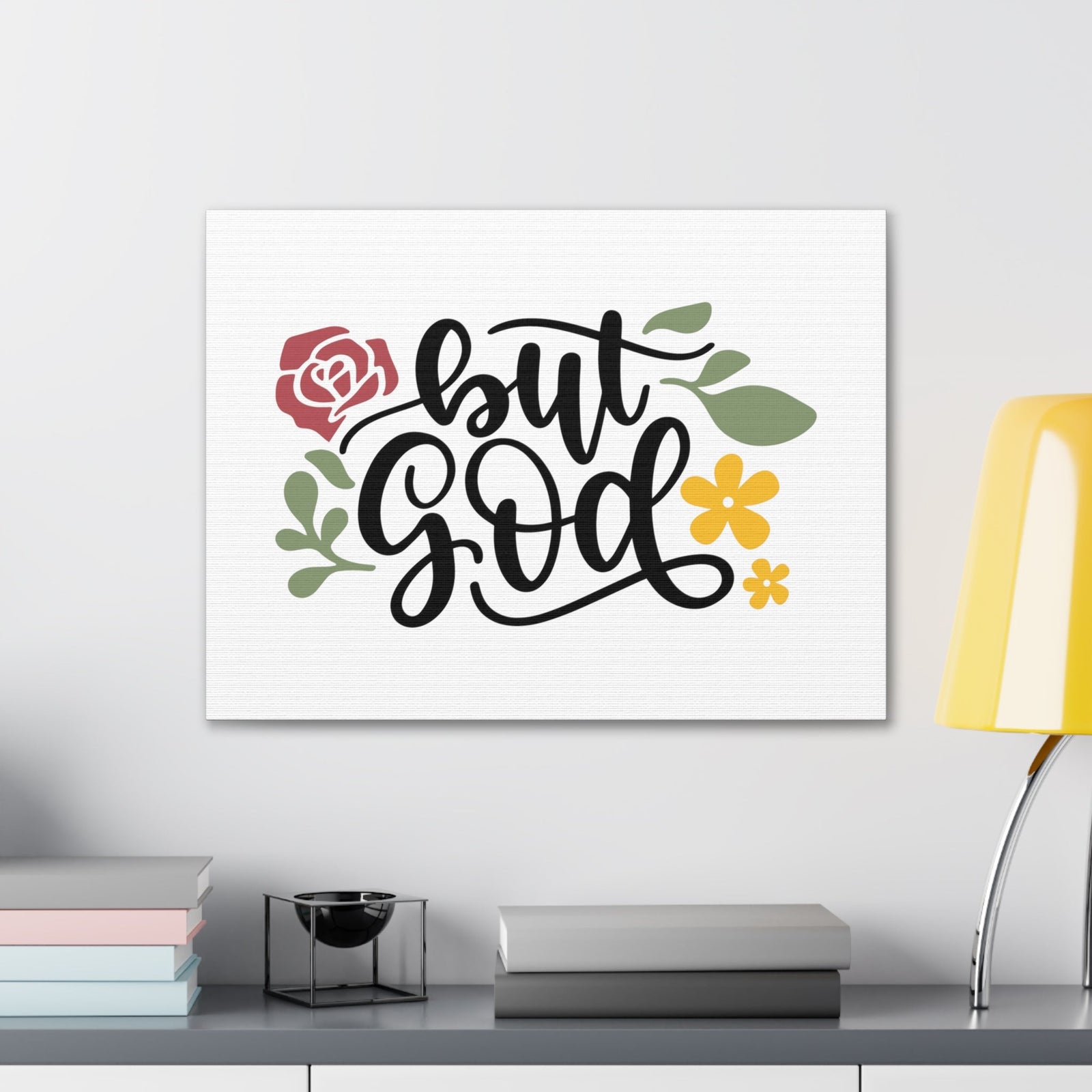 Scripture Walls But God Psalm 86:15 Christian Wall Art Bible Verse Print Ready to Hang Unframed-Express Your Love Gifts