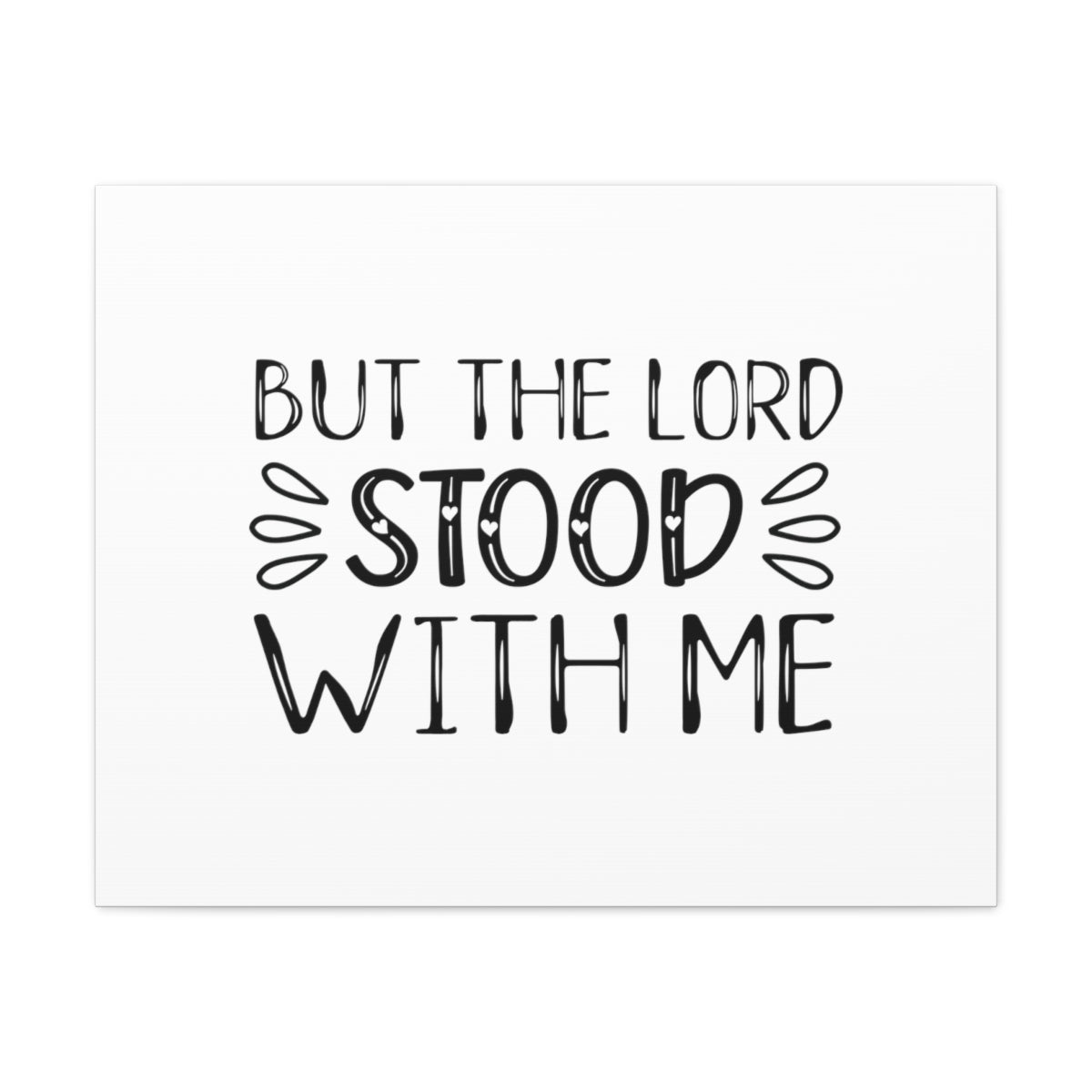 Scripture Walls But The Lord Stood With Me 2 Timothy 4:17 Christian Wall Art Bible Verse Print Ready to Hang Unframed-Express Your Love Gifts