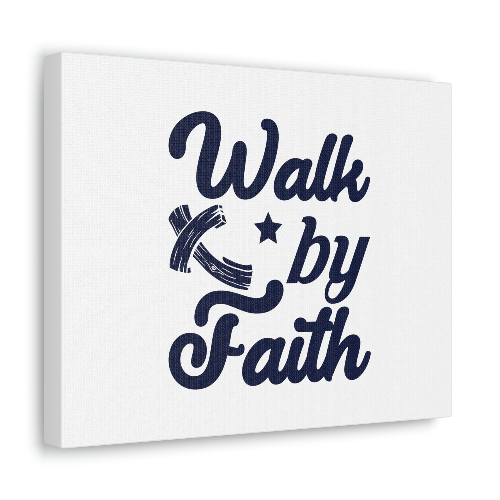 Scripture Walls By Faith 2 Corinthians 5:7 One Star Christian Wall Art Bible Verse Print Ready to Hang Unframed-Express Your Love Gifts