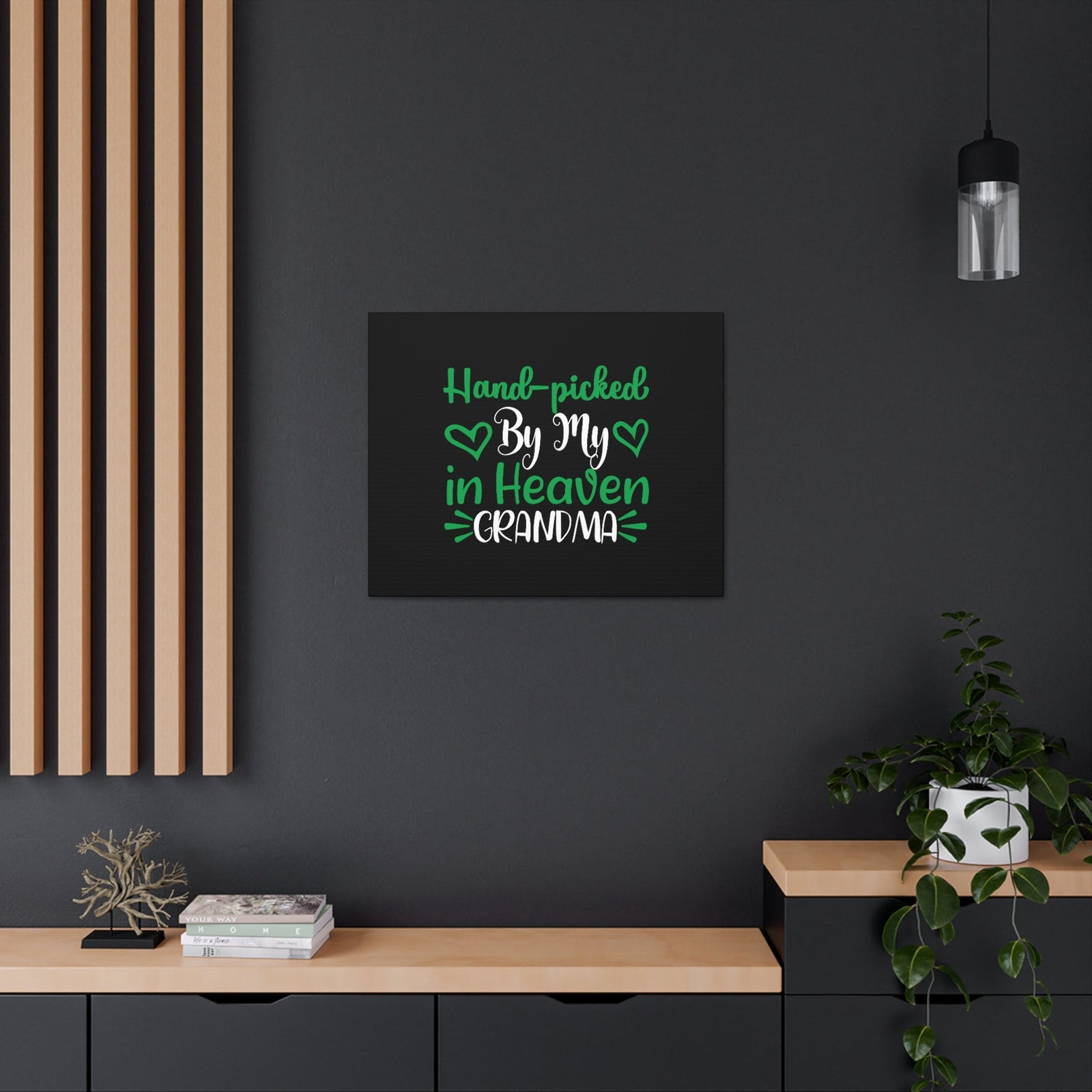 Scripture Walls By My In Heaven Grandma Matthew 22:14 Black Christian Wall Art Bible Verse Print Ready to Hang Unframed-Express Your Love Gifts