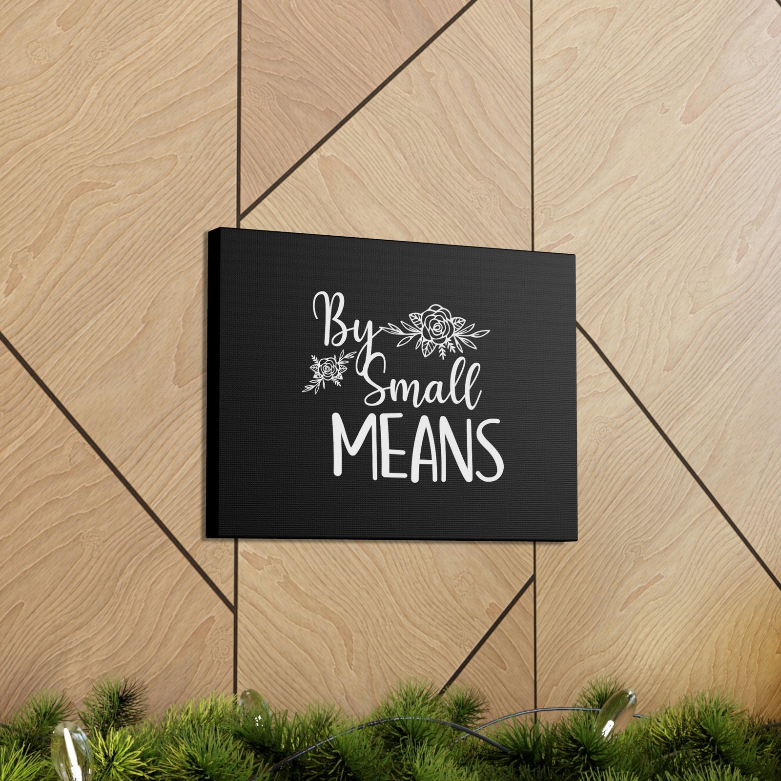 Scripture Walls By Small Means Luke 16:10 Flower Christian Wall Art Bible Verse Print Ready to Hang Unframed-Express Your Love Gifts