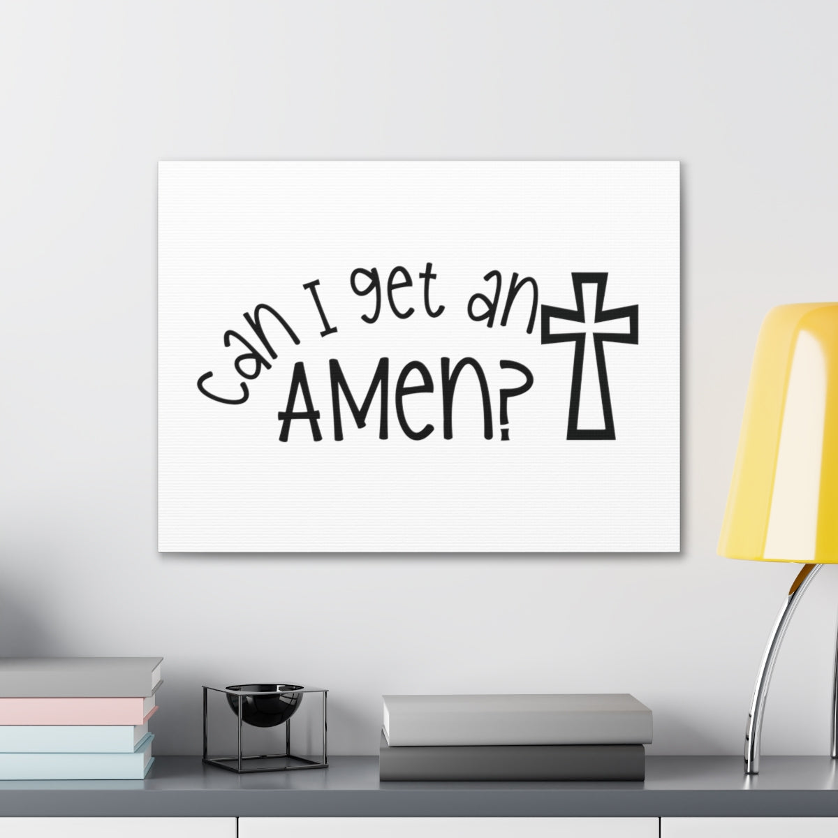 Scripture Walls Can I get An Amen Romans 9:5 Christian Wall Art Print Ready to Hang Unframed-Express Your Love Gifts