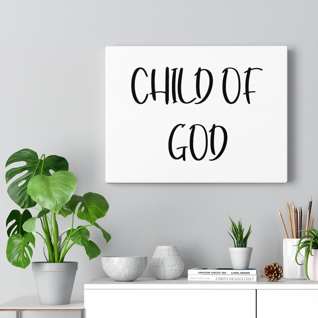 Scripture Walls Child Of God Bible Verse Canvas Christian Wall Art Ready to Hang Unframed-Express Your Love Gifts