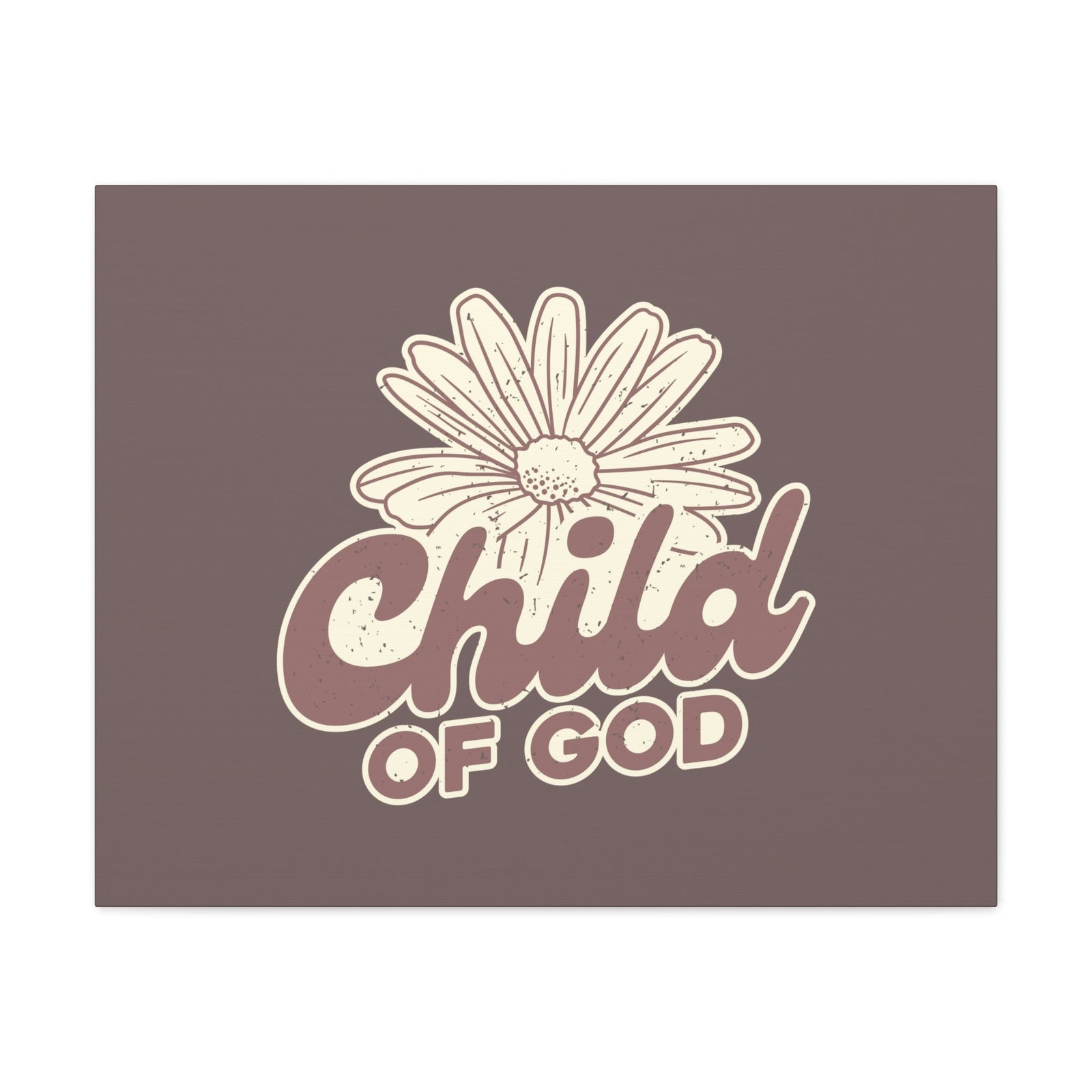 Scripture Walls Child of God John 1:12 White Flower Christian Wall Art Bible Verse Print Ready to Hang Unframed-Express Your Love Gifts