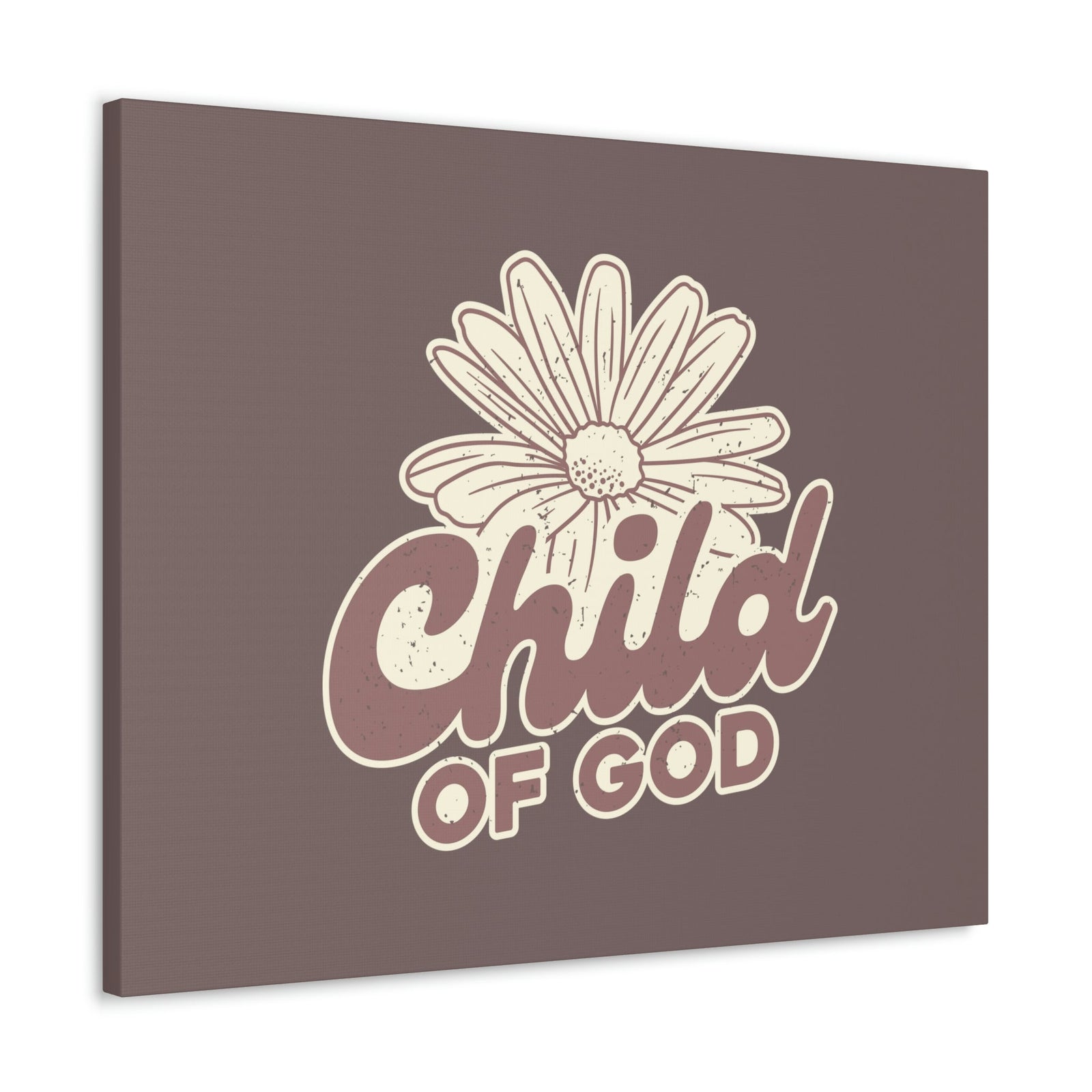 Scripture Walls Child of God John 1:12 White Flower Christian Wall Art Bible Verse Print Ready to Hang Unframed-Express Your Love Gifts