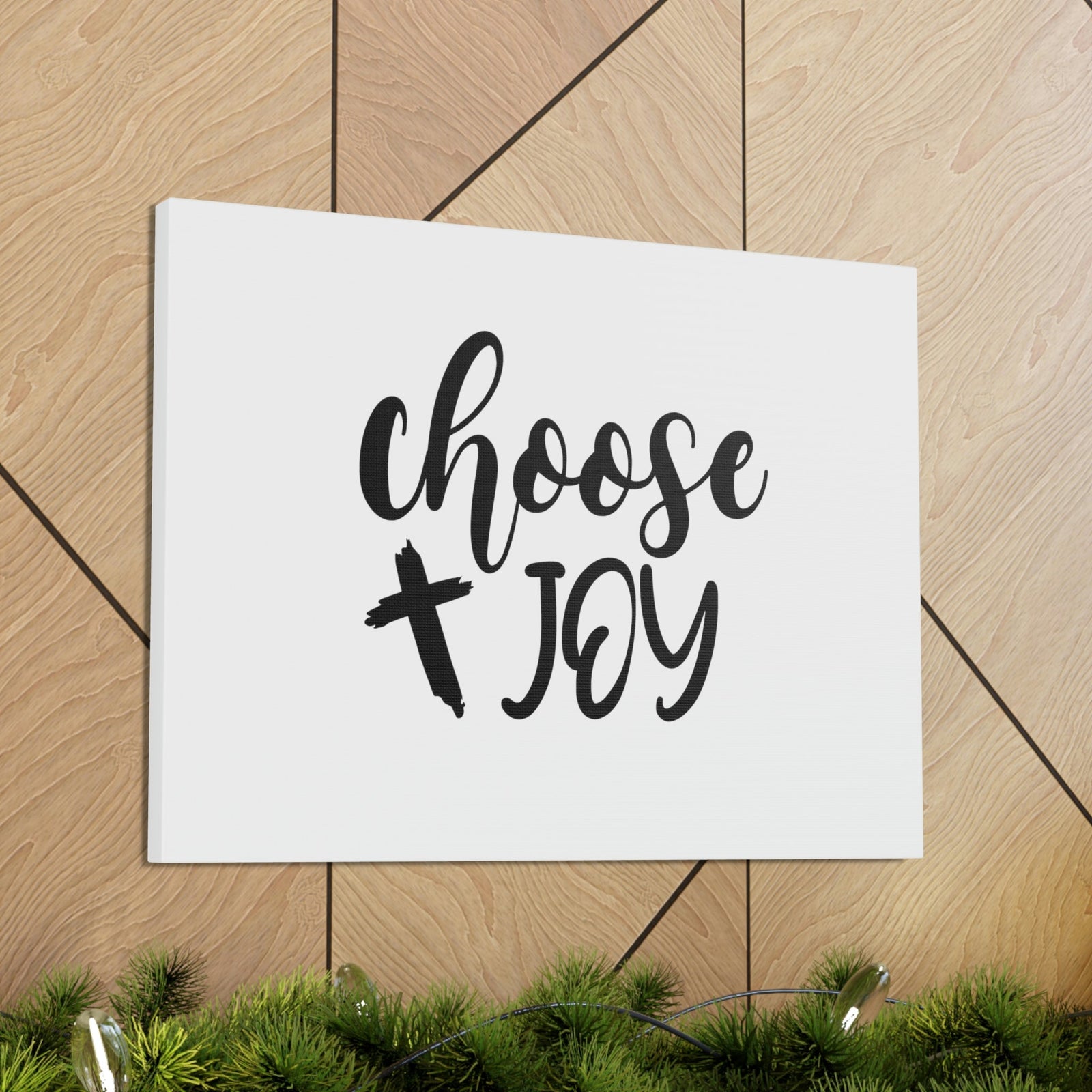 Scripture Walls Choose Joy Philippians 4:4 Cross White Christian Wall Art Bible Verse Print Ready to Hang Unframed-Express Your Love Gifts