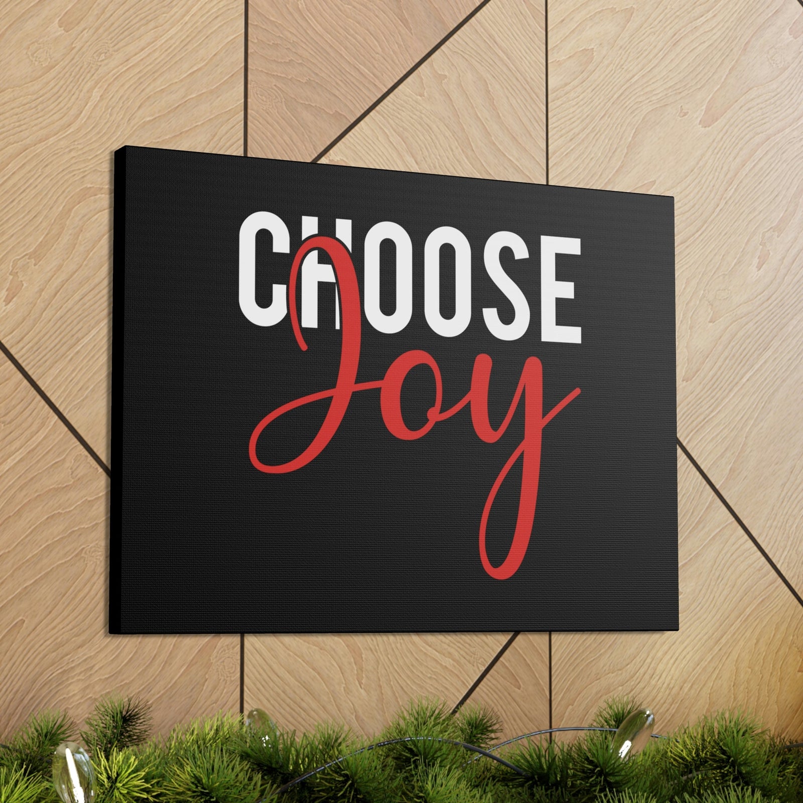 Scripture Walls Choose Joy Philippians 4:4 Red Christian Wall Art Bible Verse Print Ready to Hang Unframed-Express Your Love Gifts