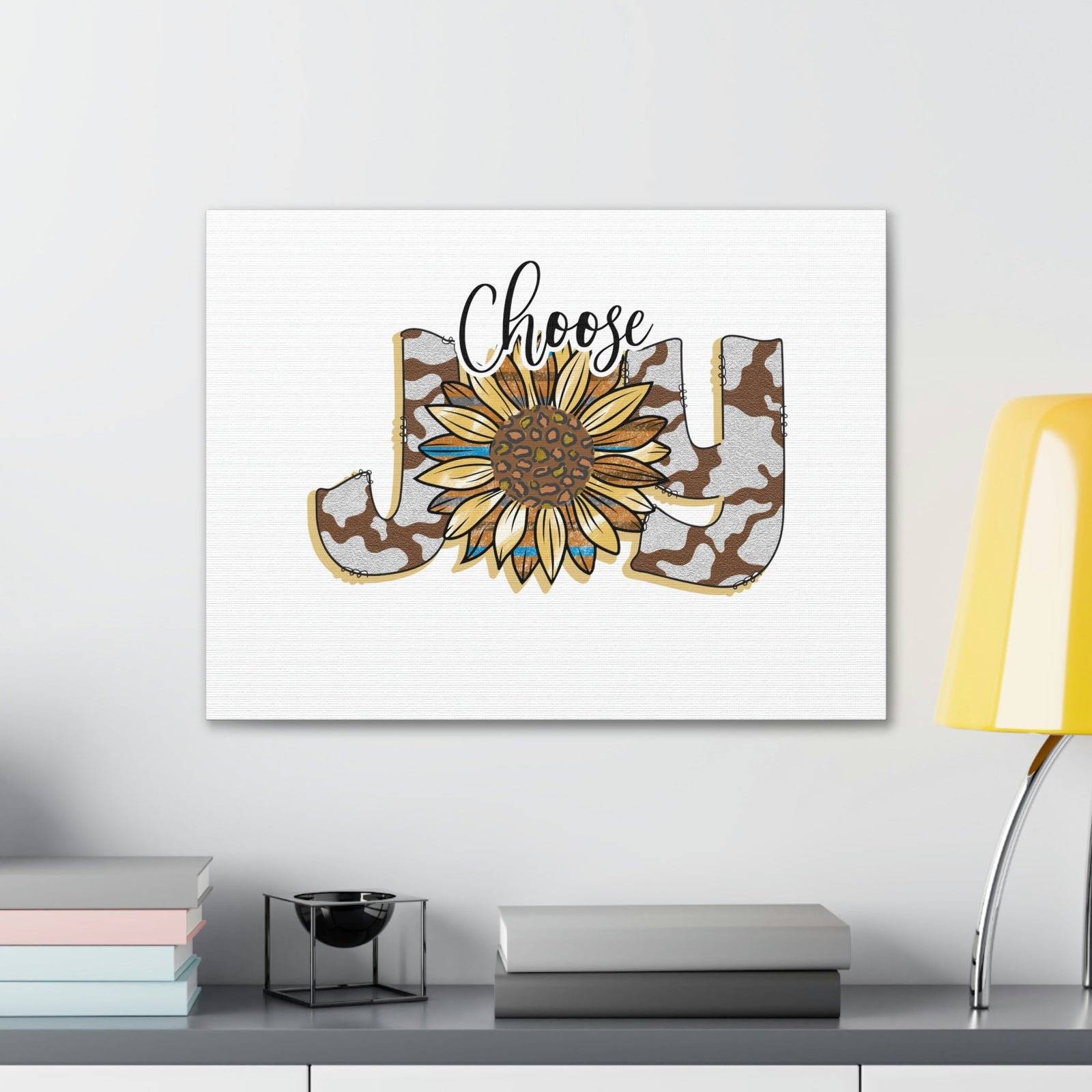 Scripture Walls Choose Joy Philippians 4:4 Sunflower Christian Wall Art Bible Verse Print Ready to Hang Unframed-Express Your Love Gifts