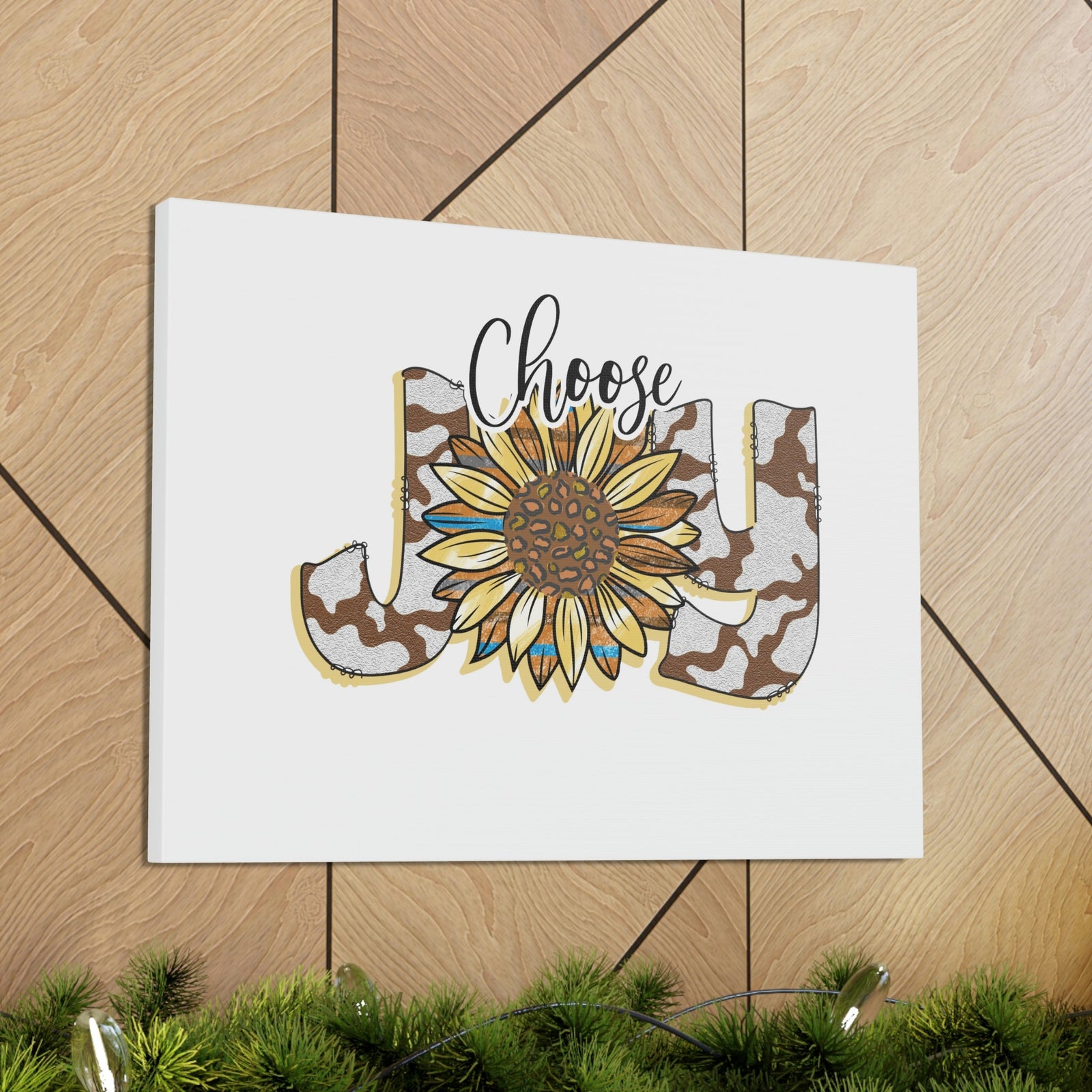 Scripture Walls Choose Joy Philippians 4:4 Sunflower Christian Wall Art Bible Verse Print Ready to Hang Unframed-Express Your Love Gifts