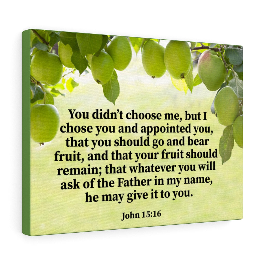 Scripture Walls Chosen by God John 15:16 Wall Art Christian Home Decor Unframed-Express Your Love Gifts