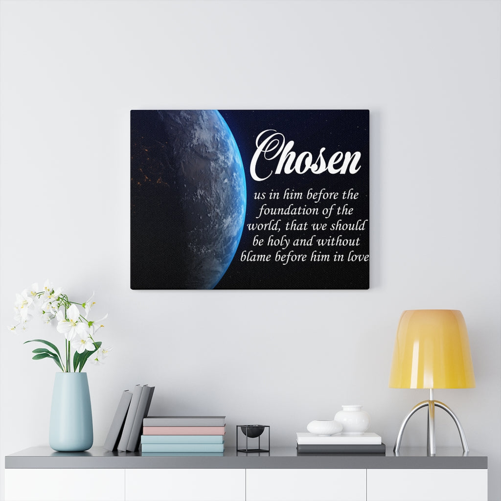 Scripture Walls Chosen in Eternity Ephesians 1:4 Wall Art Christian Home Decor Unframed-Express Your Love Gifts