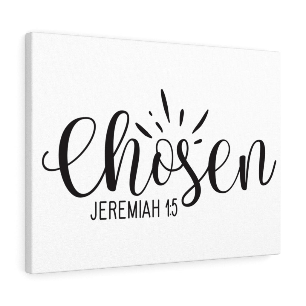Scripture Walls Chosen Jeremiah 1:5 Bible Verse Canvas Christian Wall Art Ready to Hang Unframed-Express Your Love Gifts