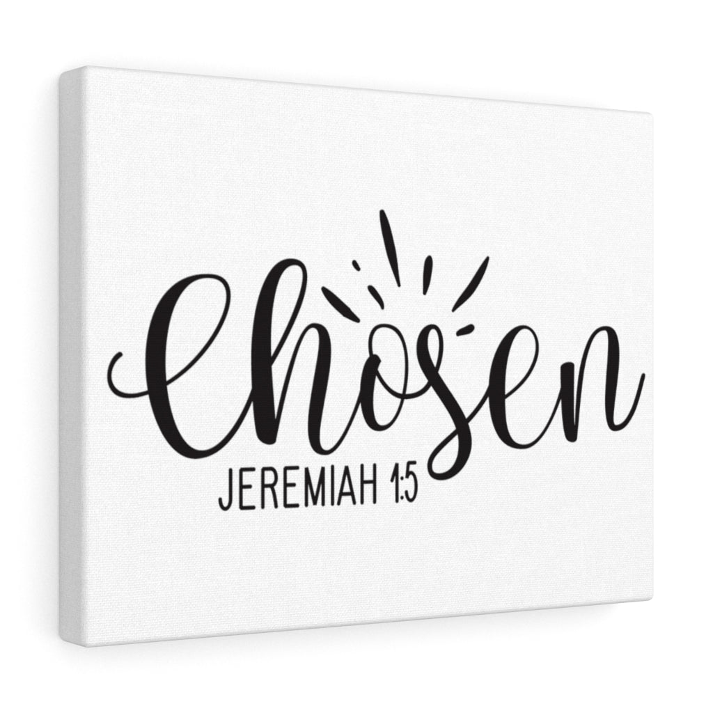 Scripture Walls Chosen Jeremiah 1:5 Bible Verse Canvas Christian Wall Art Ready to Hang Unframed-Express Your Love Gifts