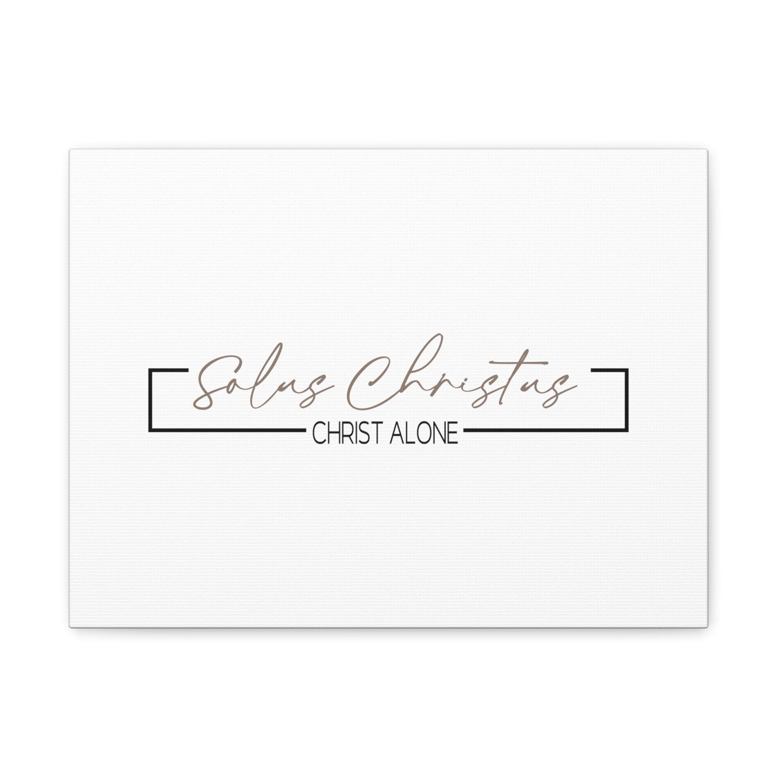Scripture Walls Christ Alone John 3:36 White Bible Canvas Christian Wall Art Ready to Hang Unframed-Express Your Love Gifts