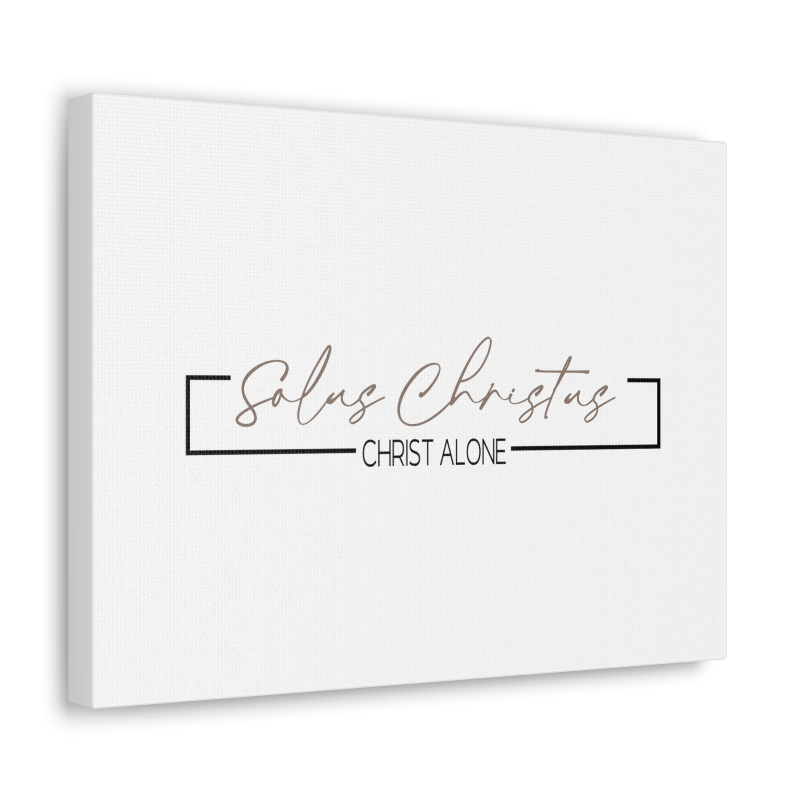 Scripture Walls Christ Alone John 3:36 White Bible Canvas Christian Wall Art Ready to Hang Unframed-Express Your Love Gifts