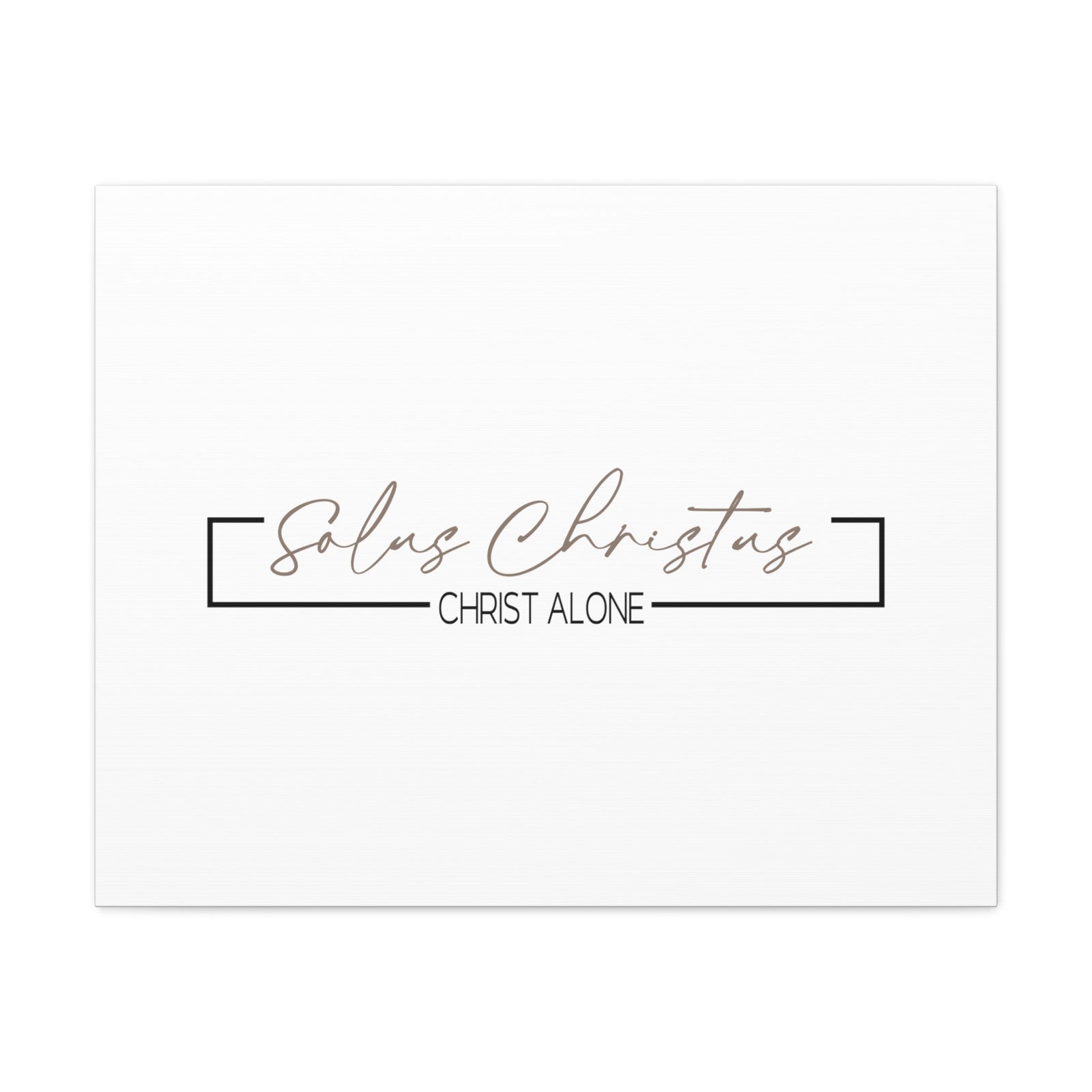 Scripture Walls Christ Alone John 3:36 White Bible Canvas Christian Wall Art Ready to Hang Unframed-Express Your Love Gifts