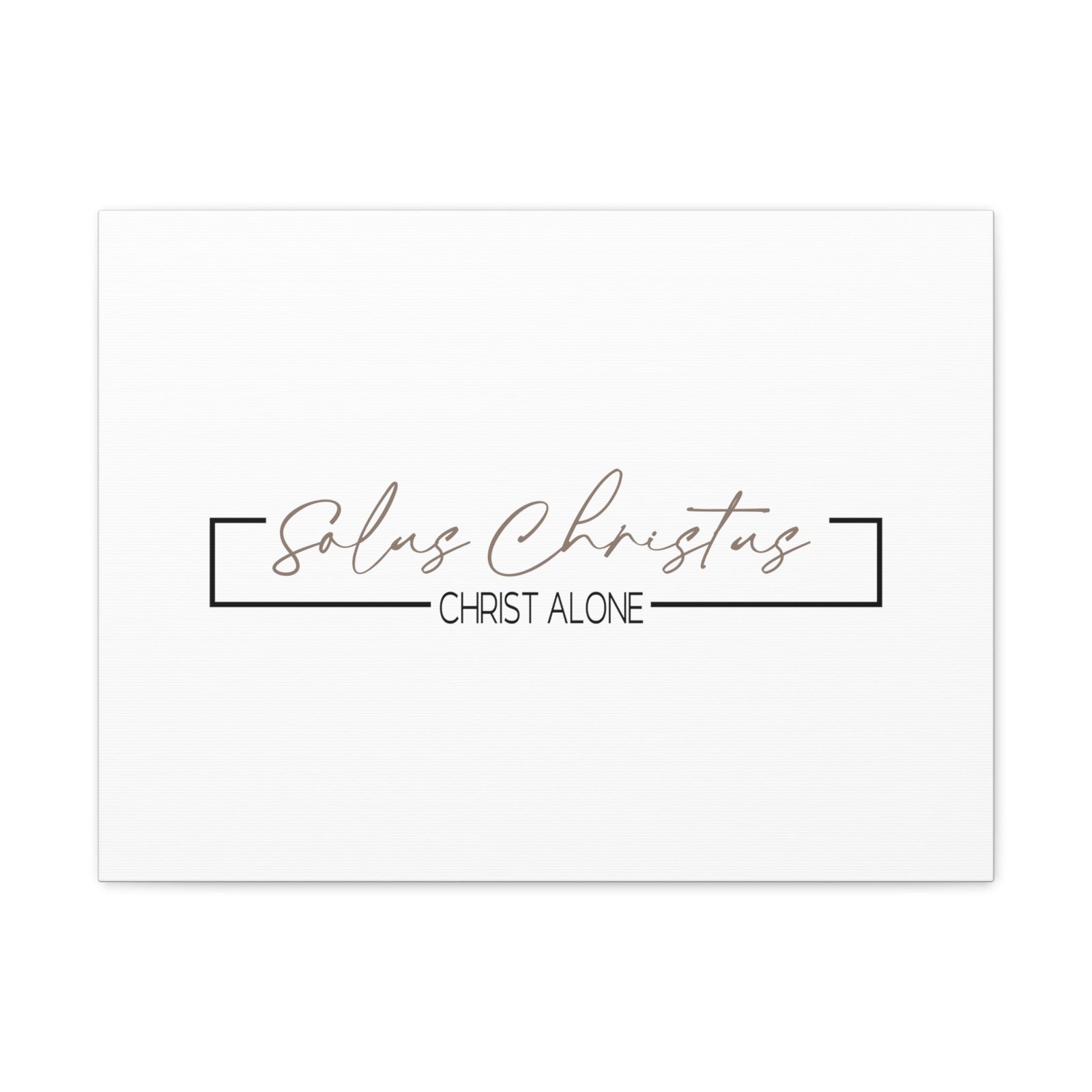 Scripture Walls Christ Alone John 3:36 White Bible Canvas Christian Wall Art Ready to Hang Unframed-Express Your Love Gifts