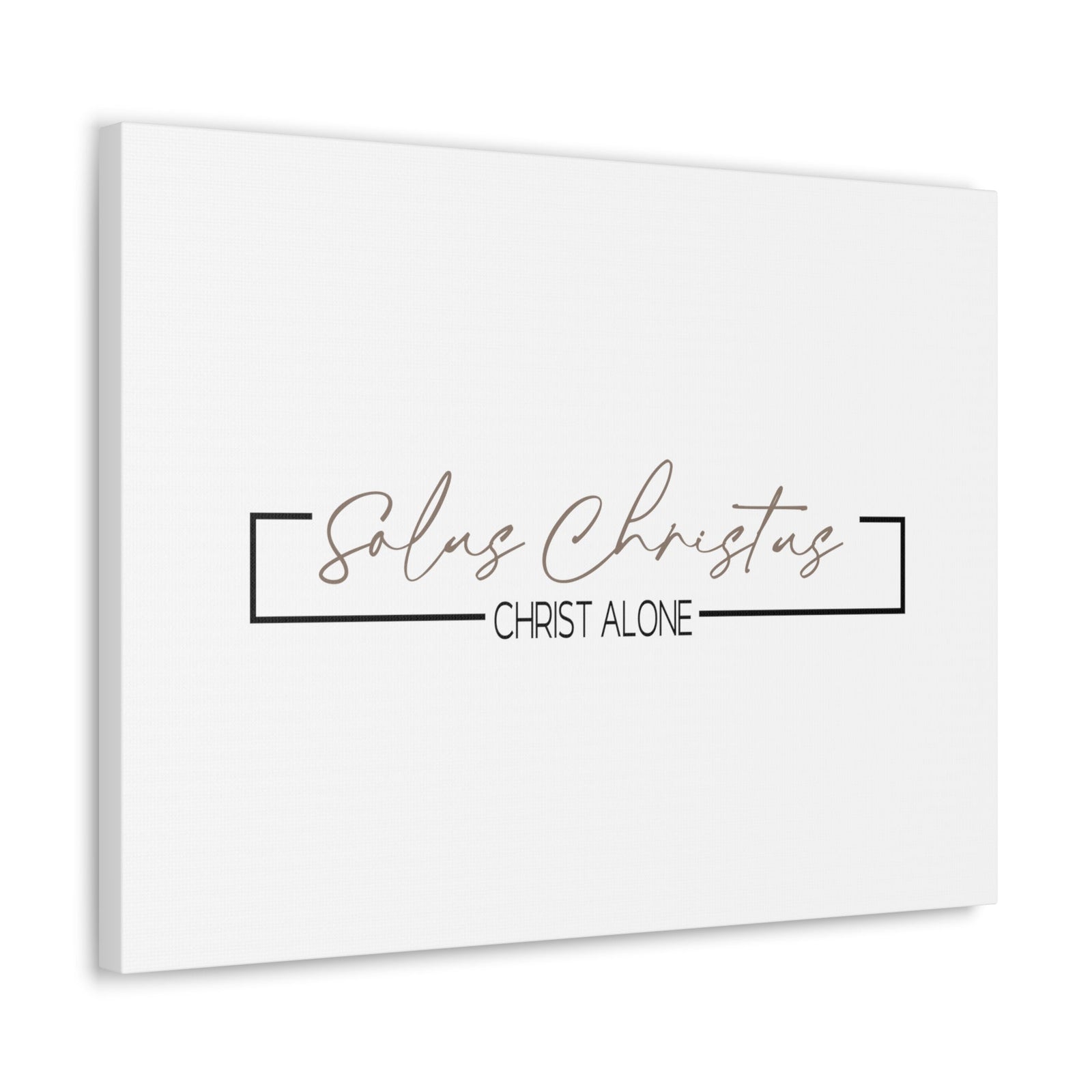 Scripture Walls Christ Alone John 3:36 White Bible Canvas Christian Wall Art Ready to Hang Unframed-Express Your Love Gifts