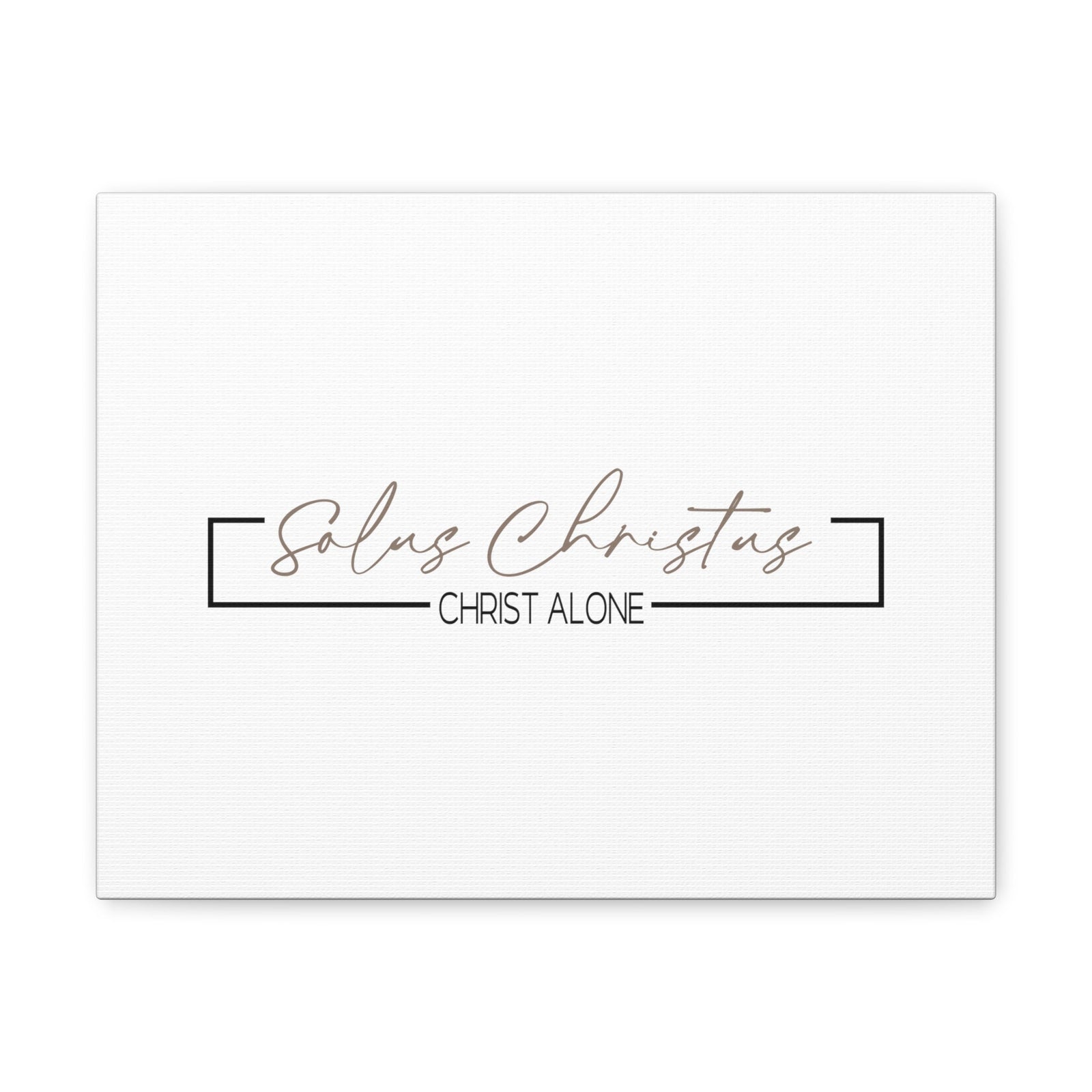 Scripture Walls Christ Alone John 3:36 White Bible Canvas Christian Wall Art Ready to Hang Unframed-Express Your Love Gifts