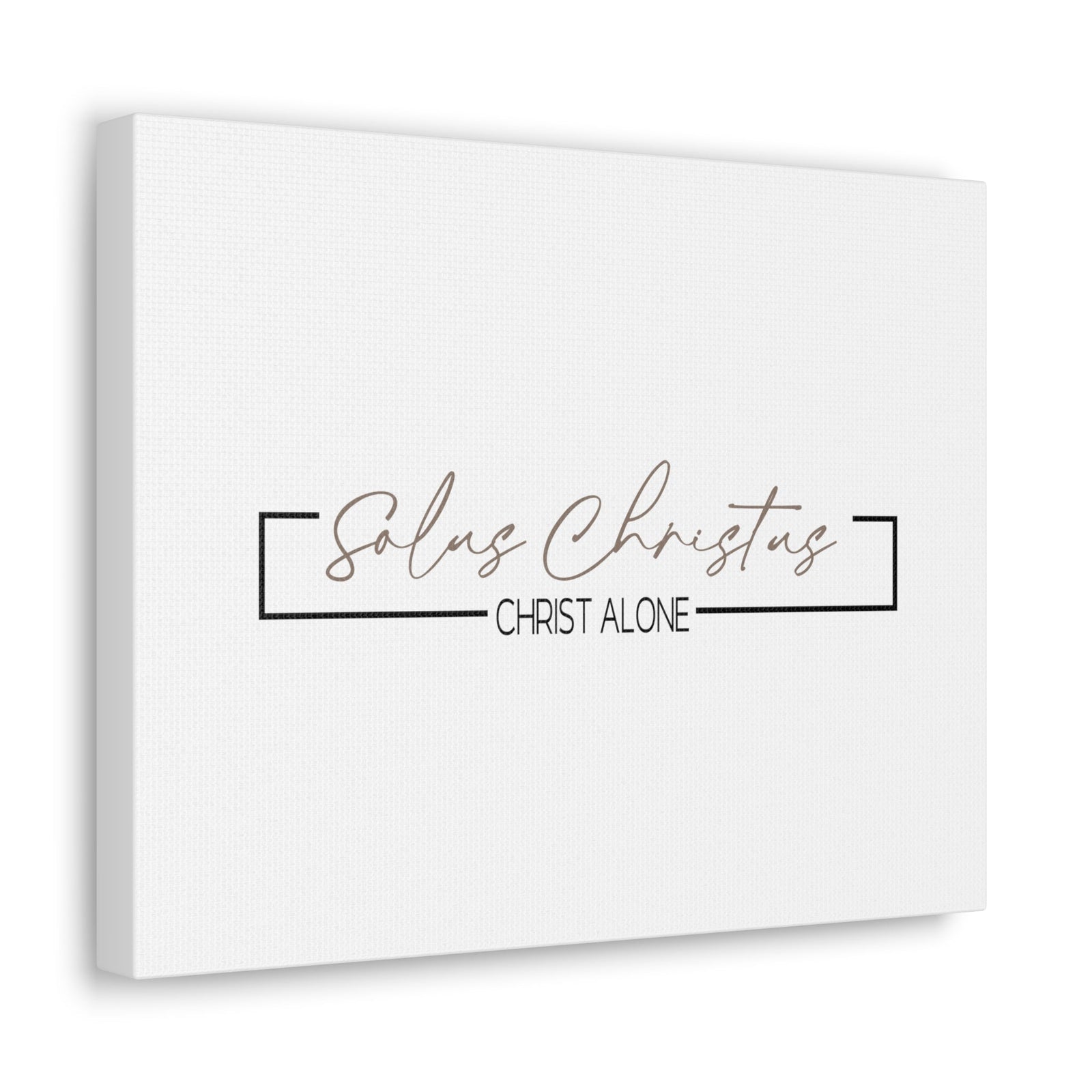 Scripture Walls Christ Alone John 3:36 White Bible Canvas Christian Wall Art Ready to Hang Unframed-Express Your Love Gifts