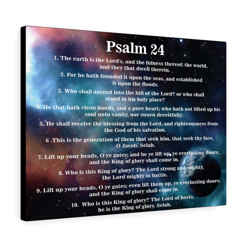 Scripture Walls Christ is King Psalm 24 Bible Verse Canvas Christian Wall Art Ready to Hang Unframed-Express Your Love Gifts