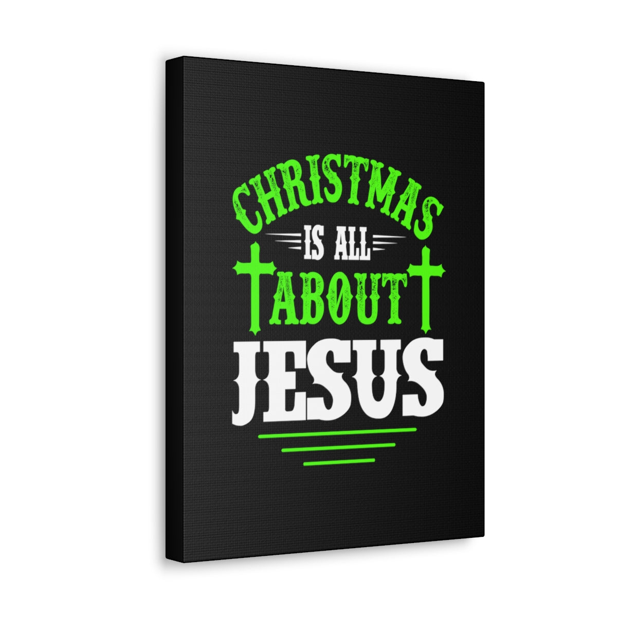 Scripture Walls Christmas Is All About Jesus Luke 2:11 Christian Wall Art Bible Verse Print Ready to Hang Unframed-Express Your Love Gifts