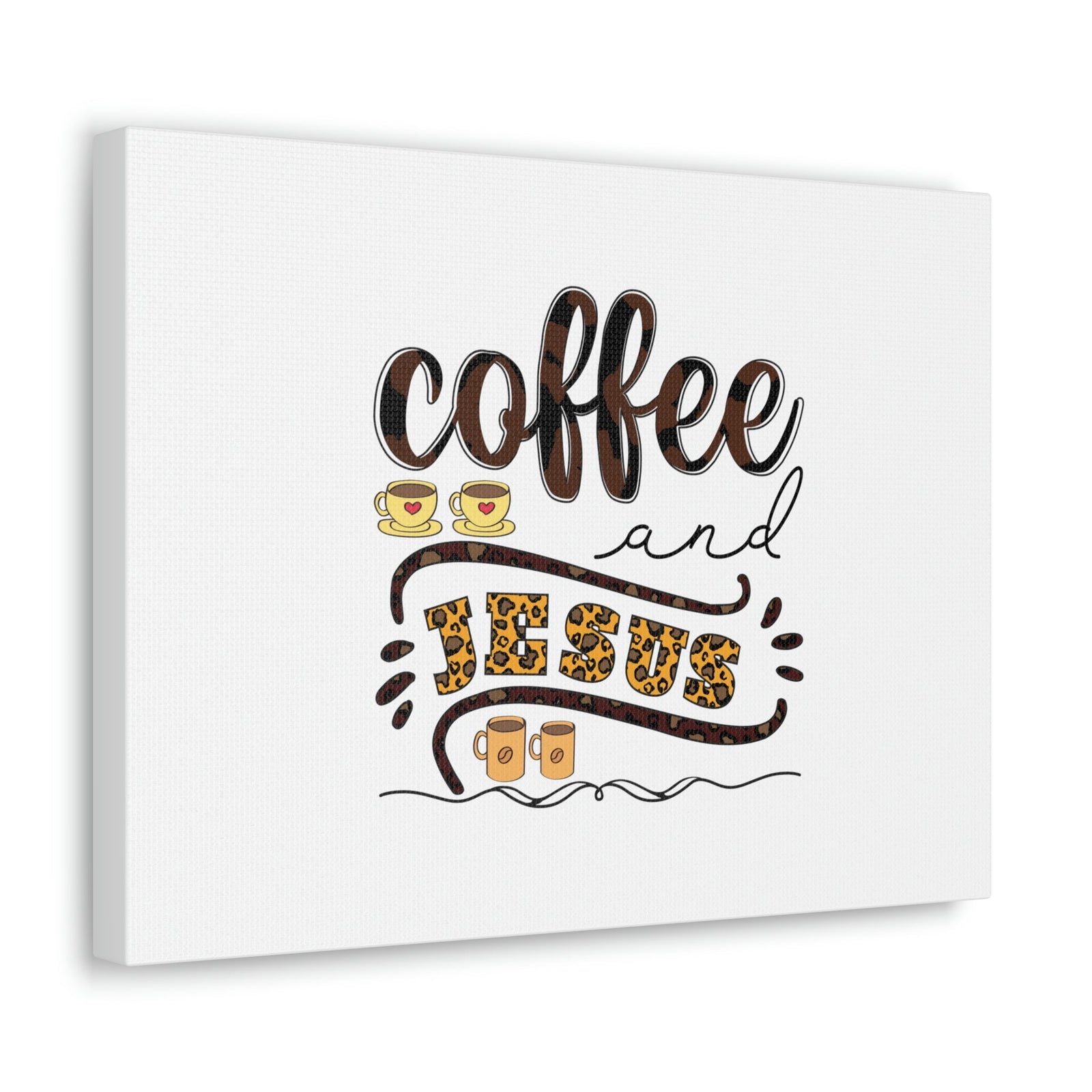 Scripture Walls Coffee And Jesus Lamentations 3:23 Art Christian Wall Art Bible Verse Print Ready to Hang Unframed-Express Your Love Gifts