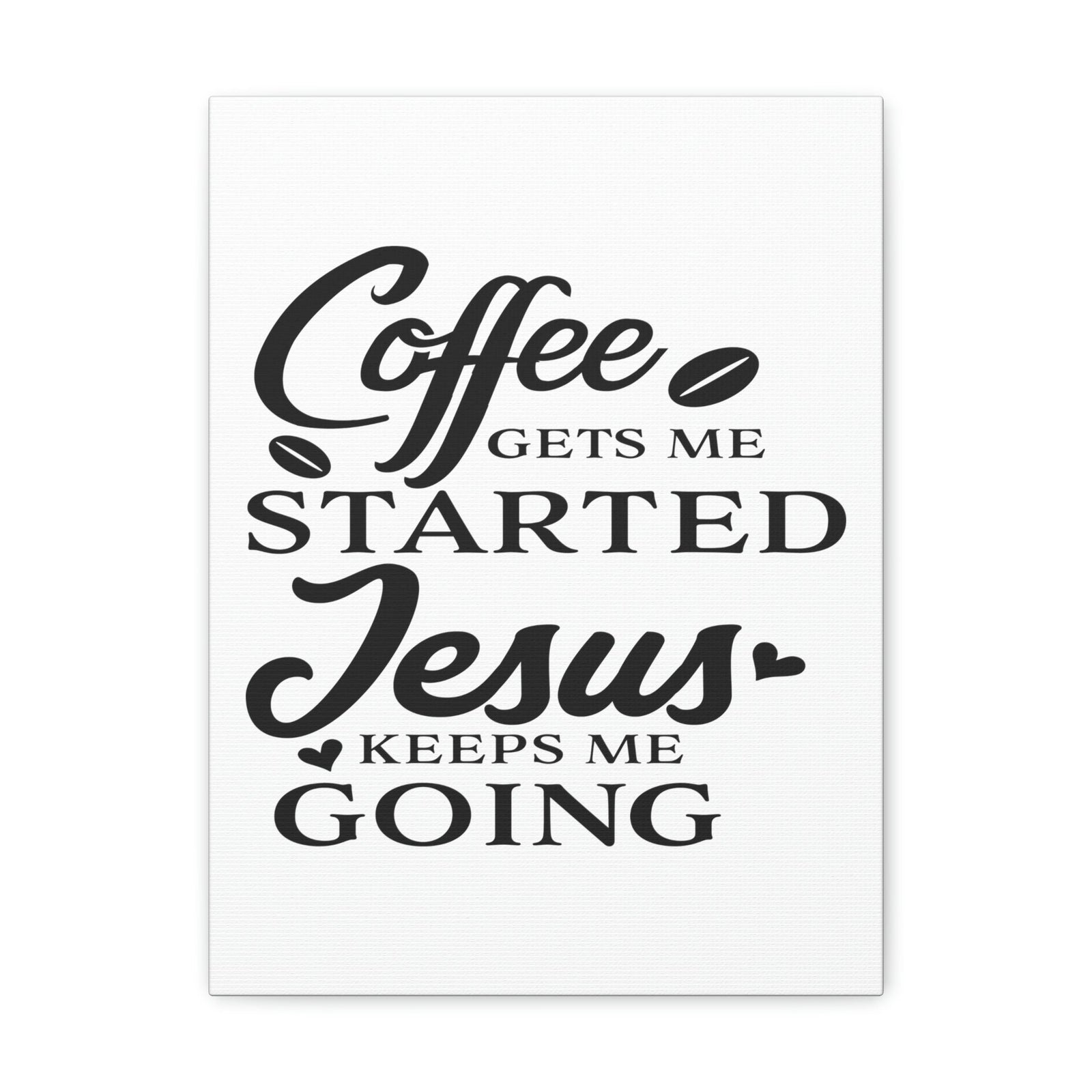 Scripture Walls Coffee Gets Me Colossians 1:11 Christian Wall Art Print Ready to Hang Unframed-Express Your Love Gifts