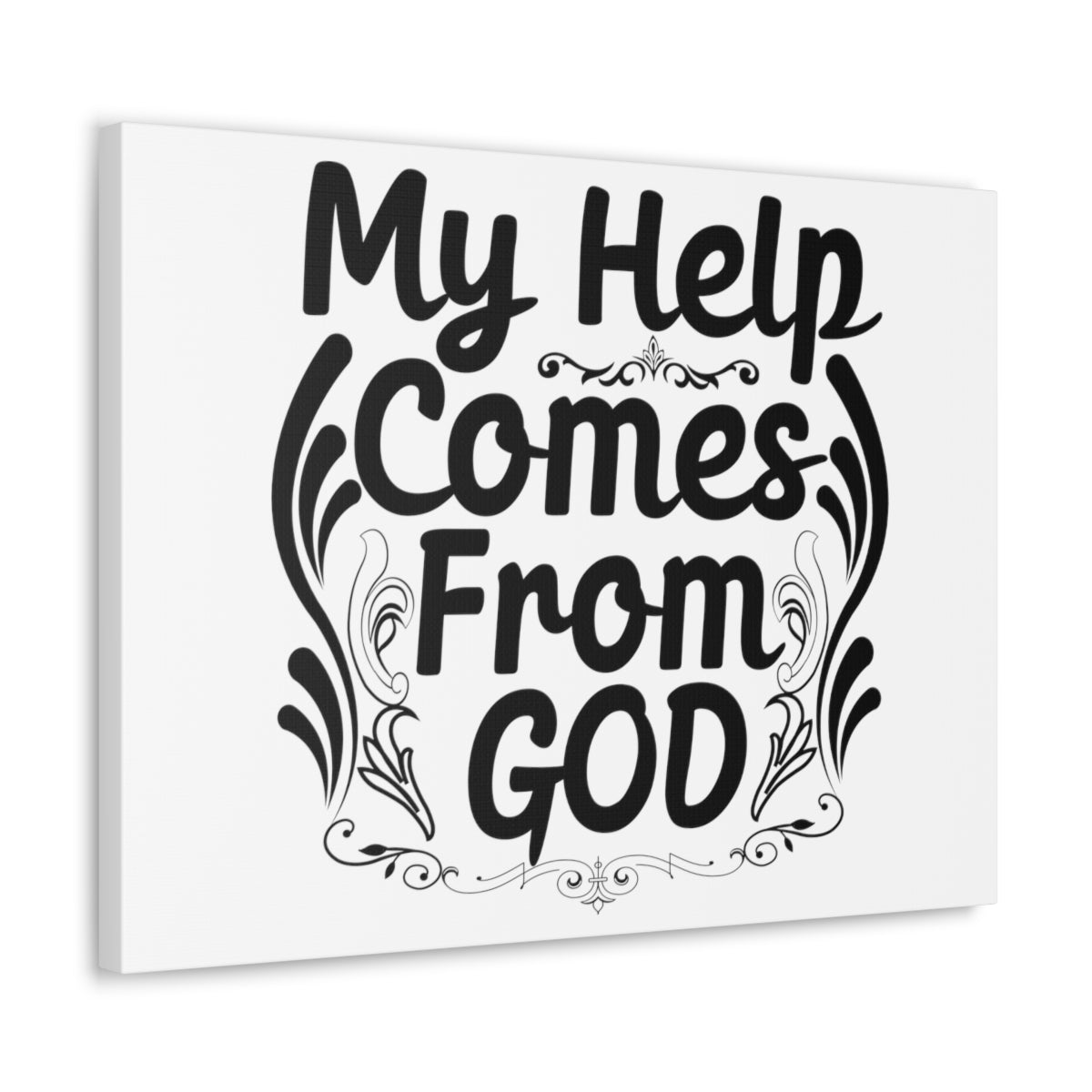 Scripture Walls Comes From God Isaiah 41:10 Christian Wall Art Print Ready to Hang Unframed-Express Your Love Gifts