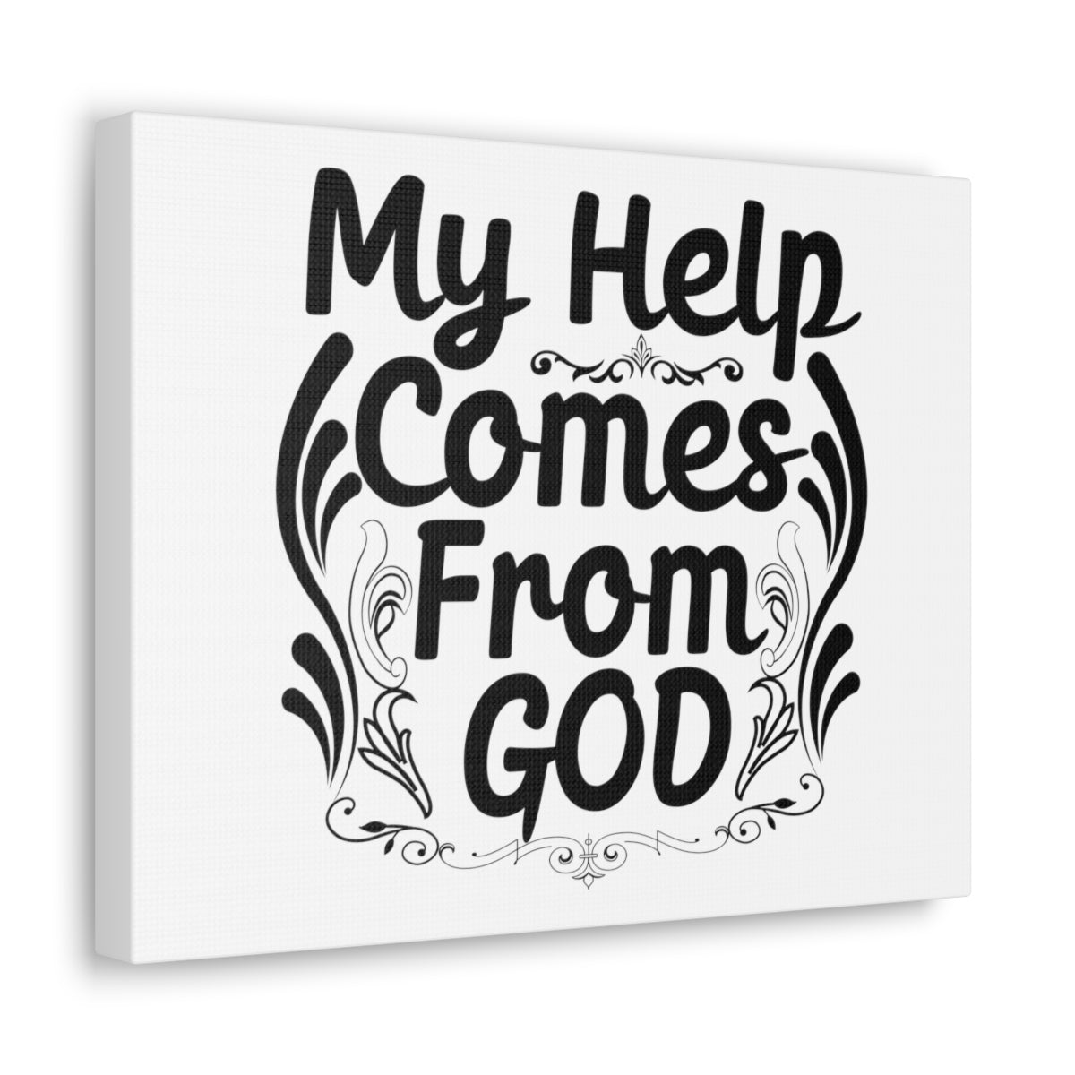 Scripture Walls Comes From God Isaiah 41:10 Christian Wall Art Print Ready to Hang Unframed-Express Your Love Gifts