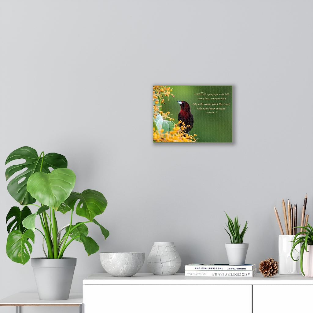 Scripture Walls Comes From The Lord Psalm 121:1-2 Bible Verse Canvas Christian Wall Art Ready to Hang Unframed-Express Your Love Gifts