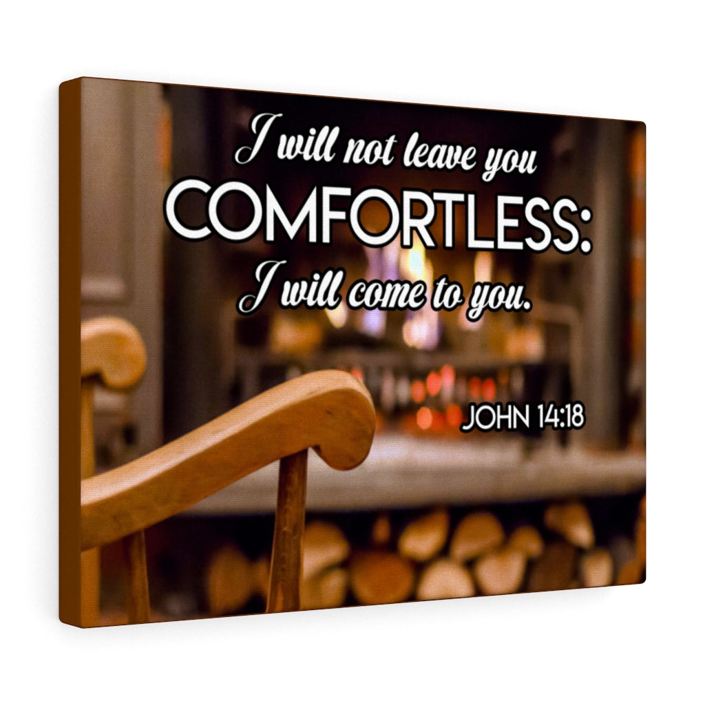 Scripture Walls Comforter John 14:18 Wall Art Christian Home Decor Unframed-Express Your Love Gifts