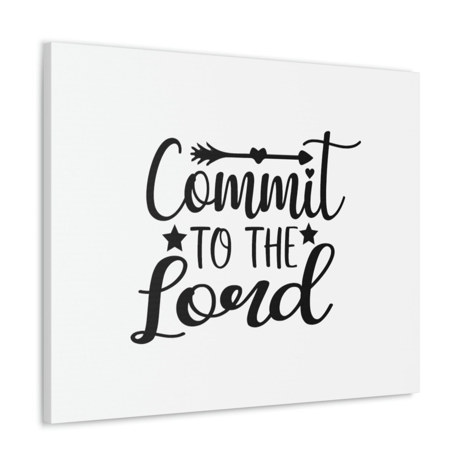 Scripture Walls Commit To The Lord Proverbs 16:3 Arrows Christian Wall Art Bible Verse Print Ready to Hang Unframed-Express Your Love Gifts