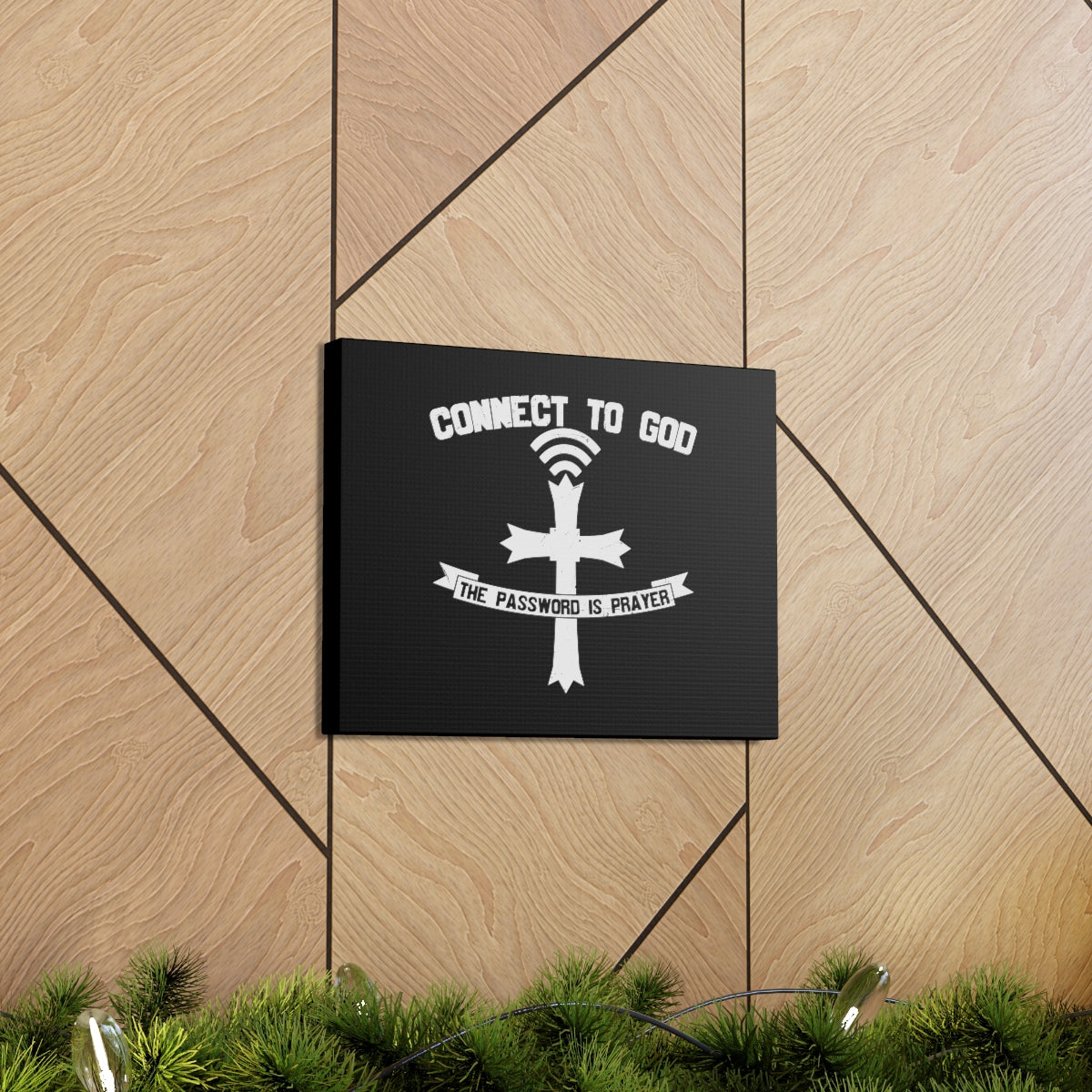 Scripture Walls Connect To God Colossians 1:17 Christian Wall Art Bible Verse Print Ready to Hang Unframed-Express Your Love Gifts