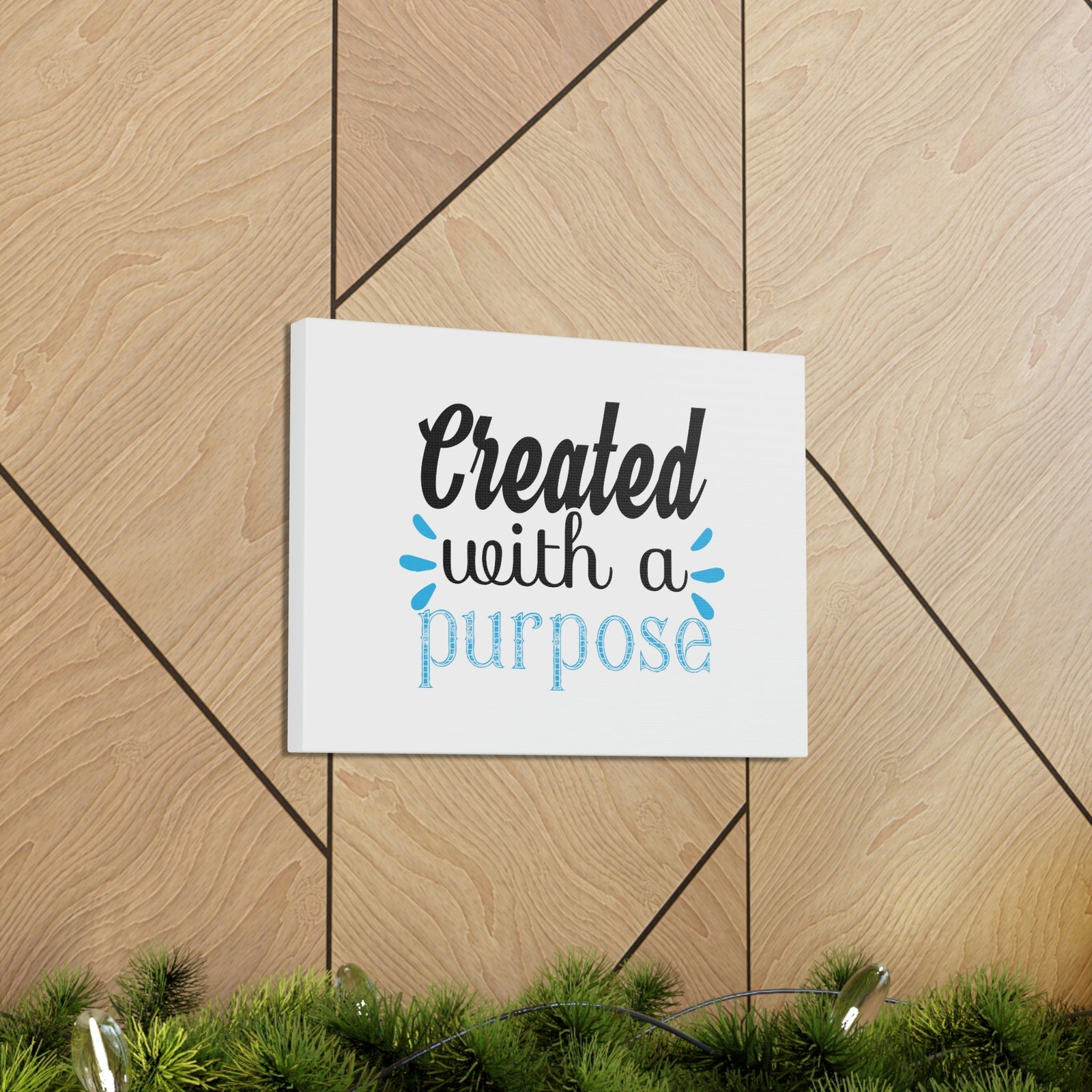 Scripture Walls Created With A Purpose Isaiah 45:18 Christian Wall Art Bible Verse Print Ready to Hang Unframed-Express Your Love Gifts
