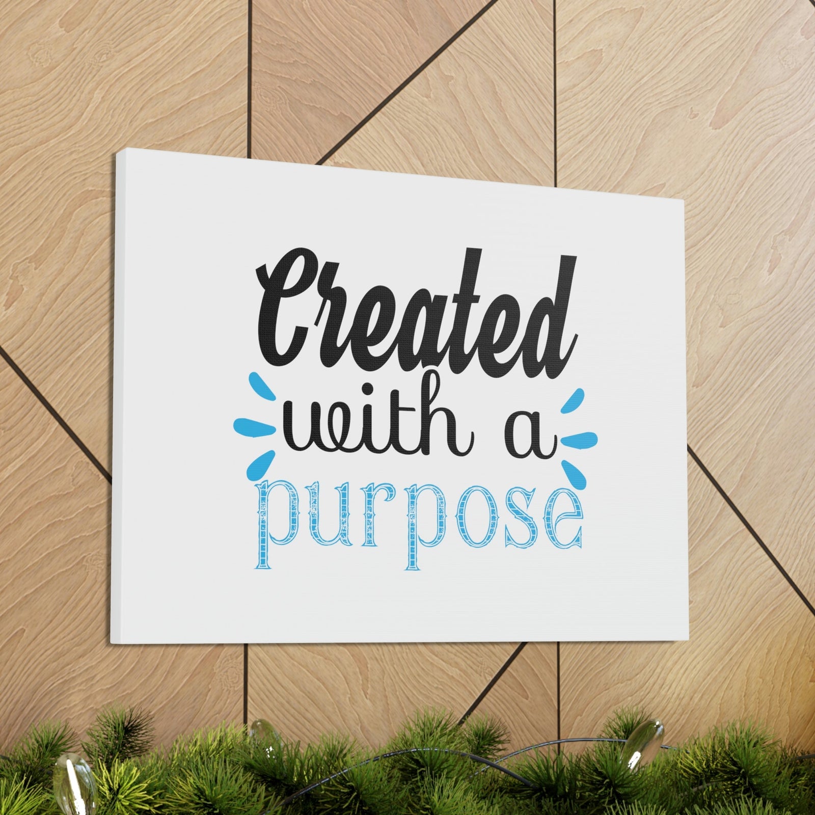 Scripture Walls Created With A Purpose Isaiah 45:18 Christian Wall Art Bible Verse Print Ready to Hang Unframed-Express Your Love Gifts
