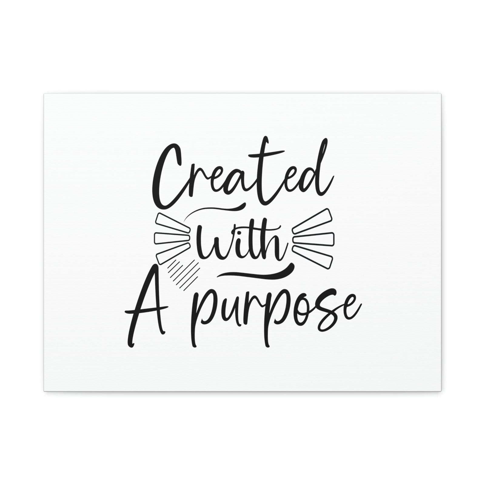 Scripture Walls Created With A Purpose Isaiah 45:18 Line Heart Christian Wall Art Bible Verse Print Ready to Hang Unframed-Express Your Love Gifts