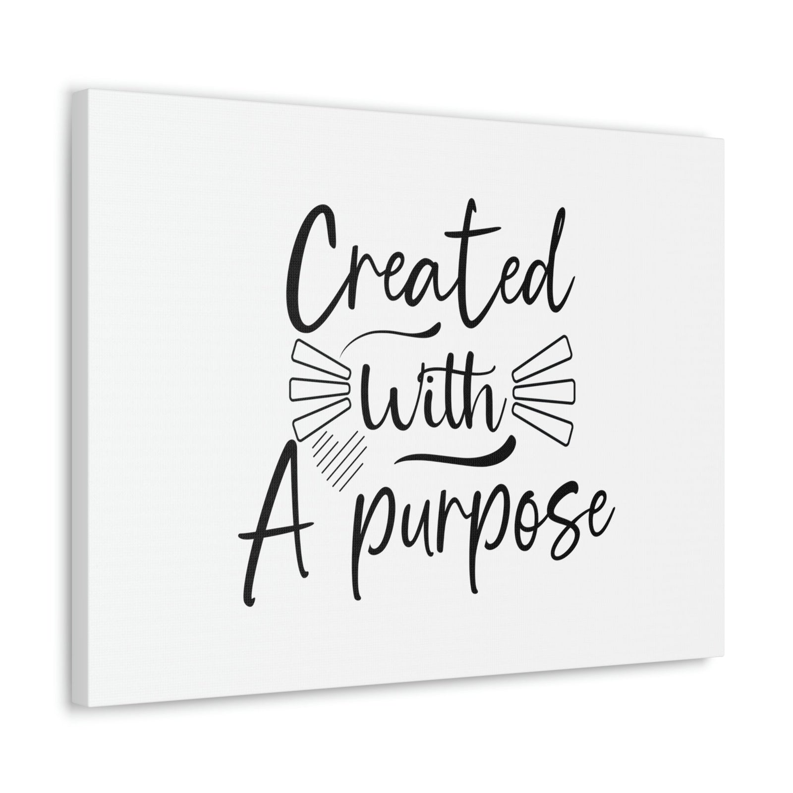 Scripture Walls Created With A Purpose Isaiah 45:18 Line Heart Christian Wall Art Bible Verse Print Ready to Hang Unframed-Express Your Love Gifts