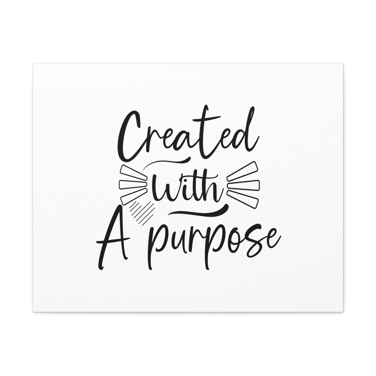 Scripture Walls Created With A Purpose Isaiah 45:18 Line Heart Christian Wall Art Bible Verse Print Ready to Hang Unframed-Express Your Love Gifts